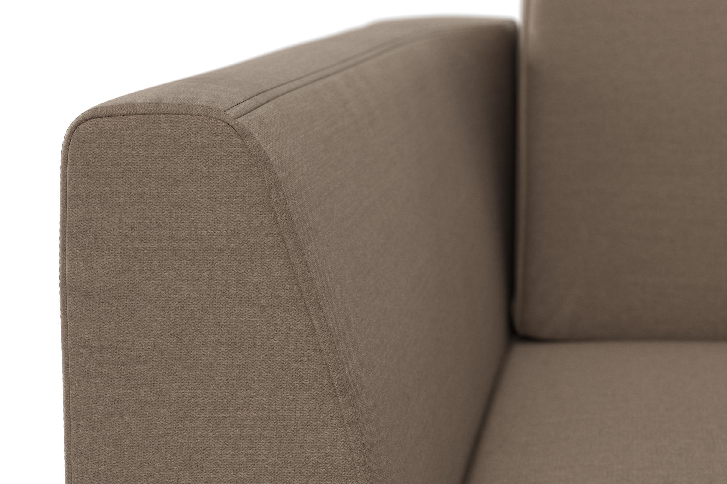 sit&more Ecksofa »Lindholm L-Form«, mit Sitztiefenverstellung und Federkern