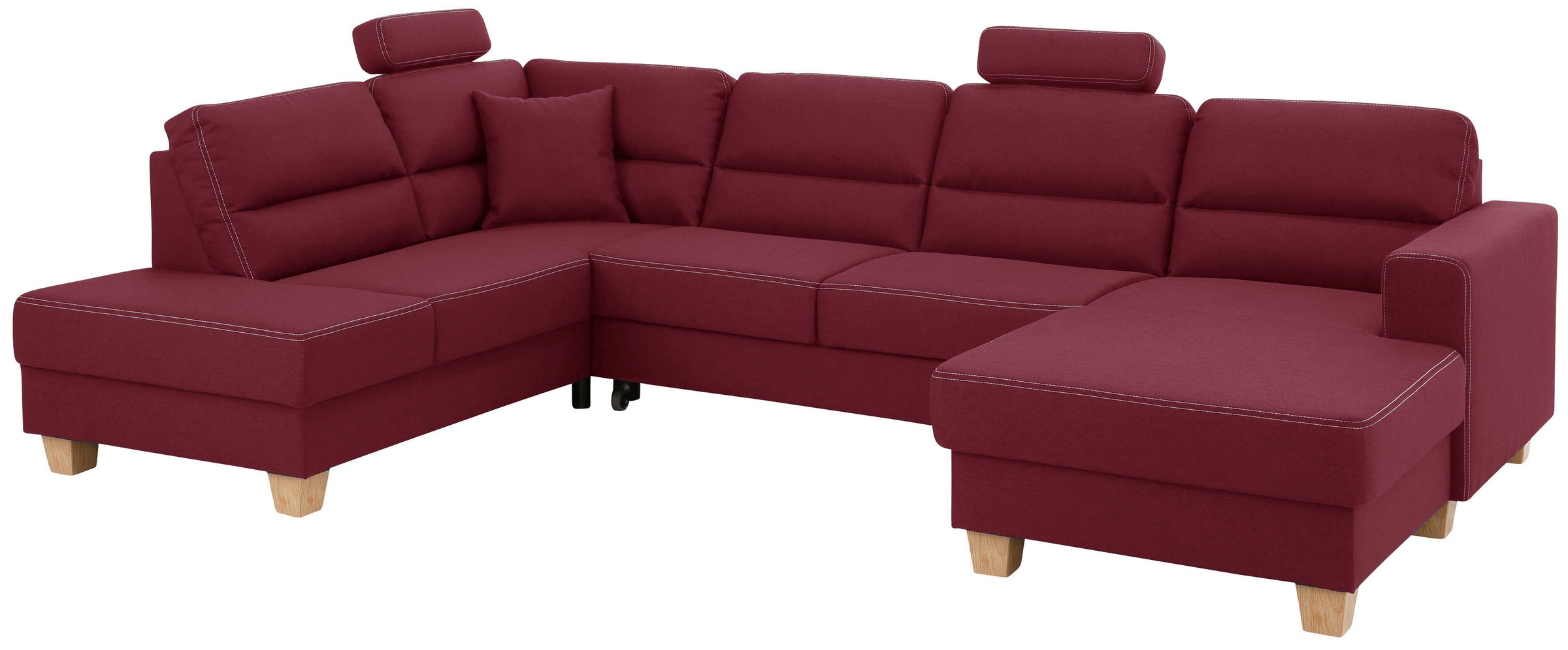 Home affaire Wohnlandschaft "Navan, komfortabel mit viel Platz, U-Form", wa günstig online kaufen