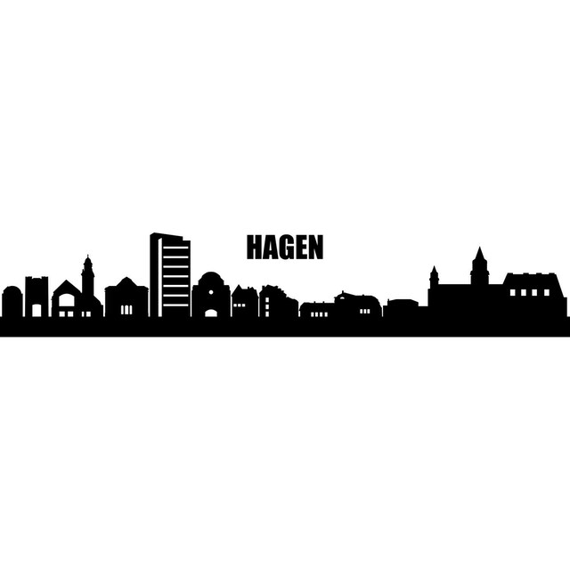 queence Wandtattoo »Hagen Skyline«, (1 St.) online kaufen