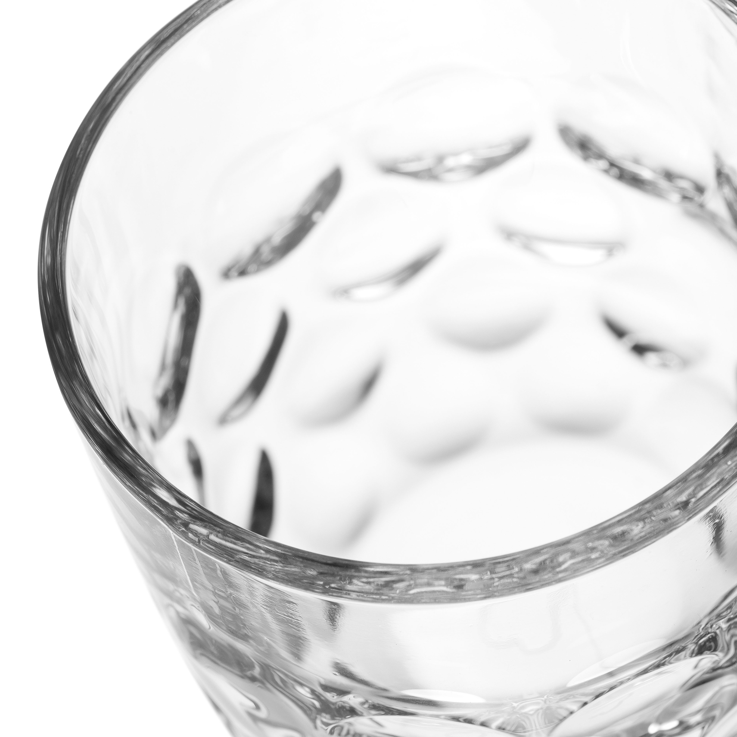 LEONARDO Gläser-Set »Kaffee-Glas GOCCE, 220 ml, 6er-Set«, (Set, 6 tlg.), 1. Variante, mit Tropfenrelief