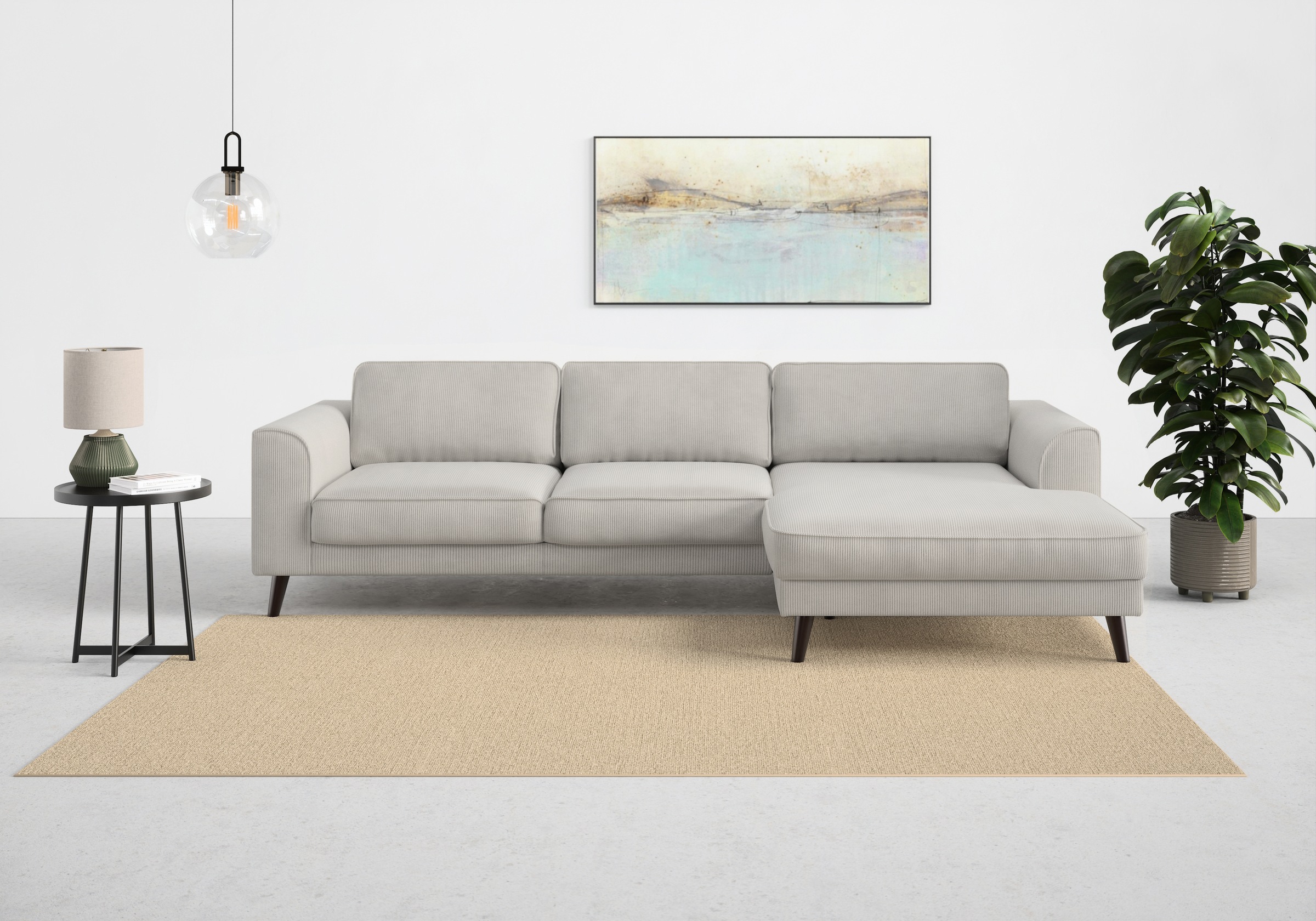 TRENDMANUFAKTUR Ecksofa »Lumber Jack, elegantes Designsofa, zeitlos modern, günstig online kaufen