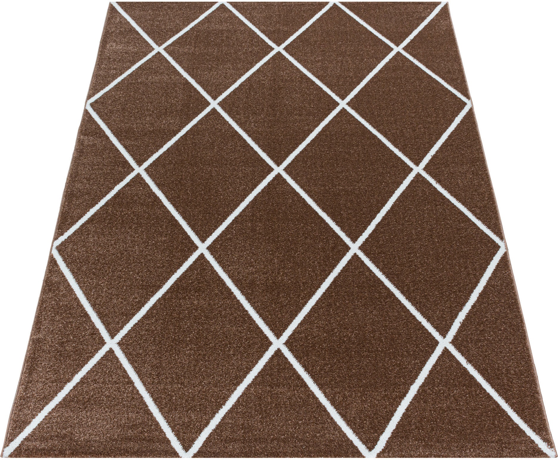 Ayyildiz Teppiche Teppich »RIO 4601«, rechteckig, 8 mm Höhe, Pflegeleicht / Strapazierfähig / Trend Colors/ Wohnzimmer