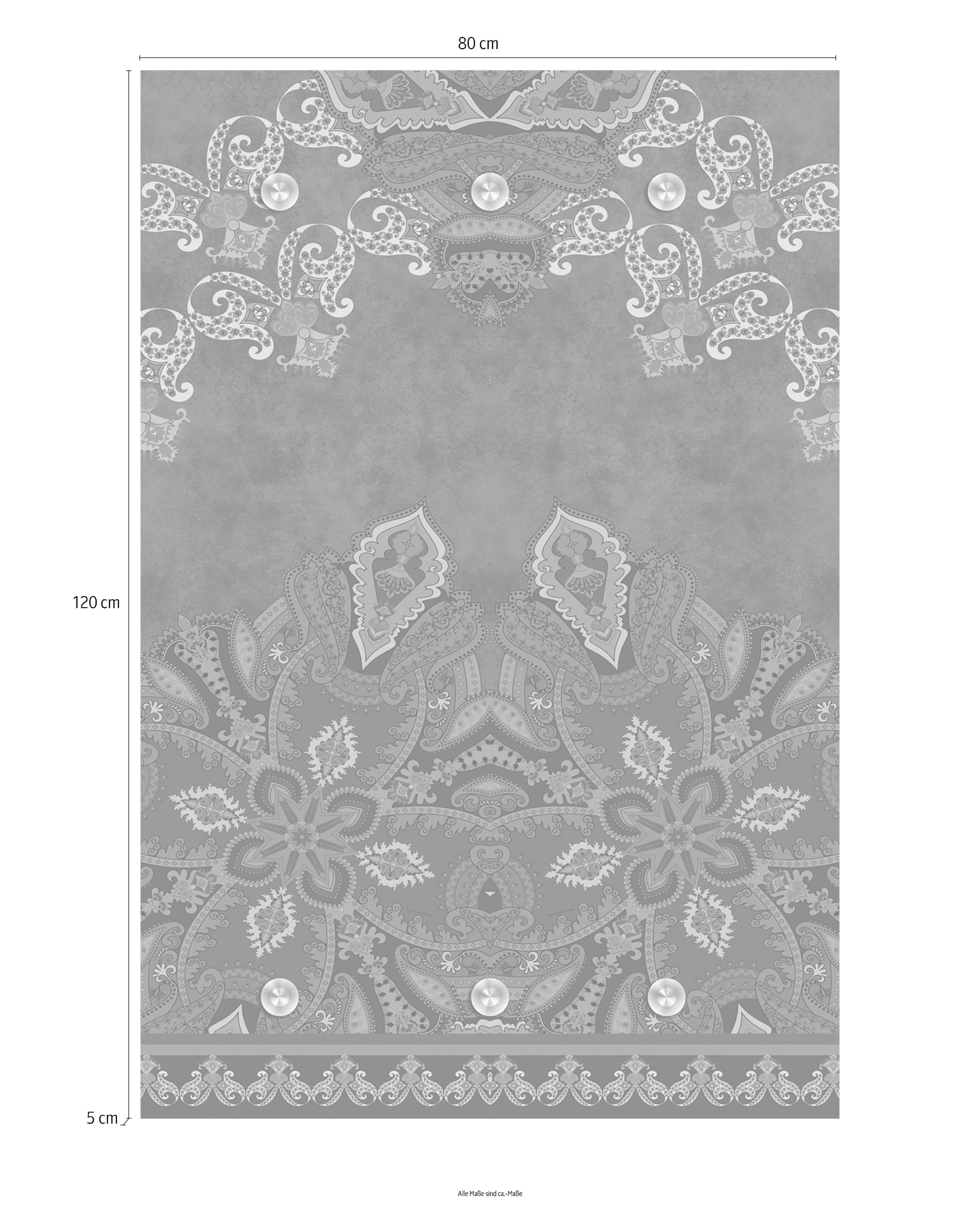 queence Garderobenleiste »Orientalisch«, mit 6 Haken, 80 x 120 cm