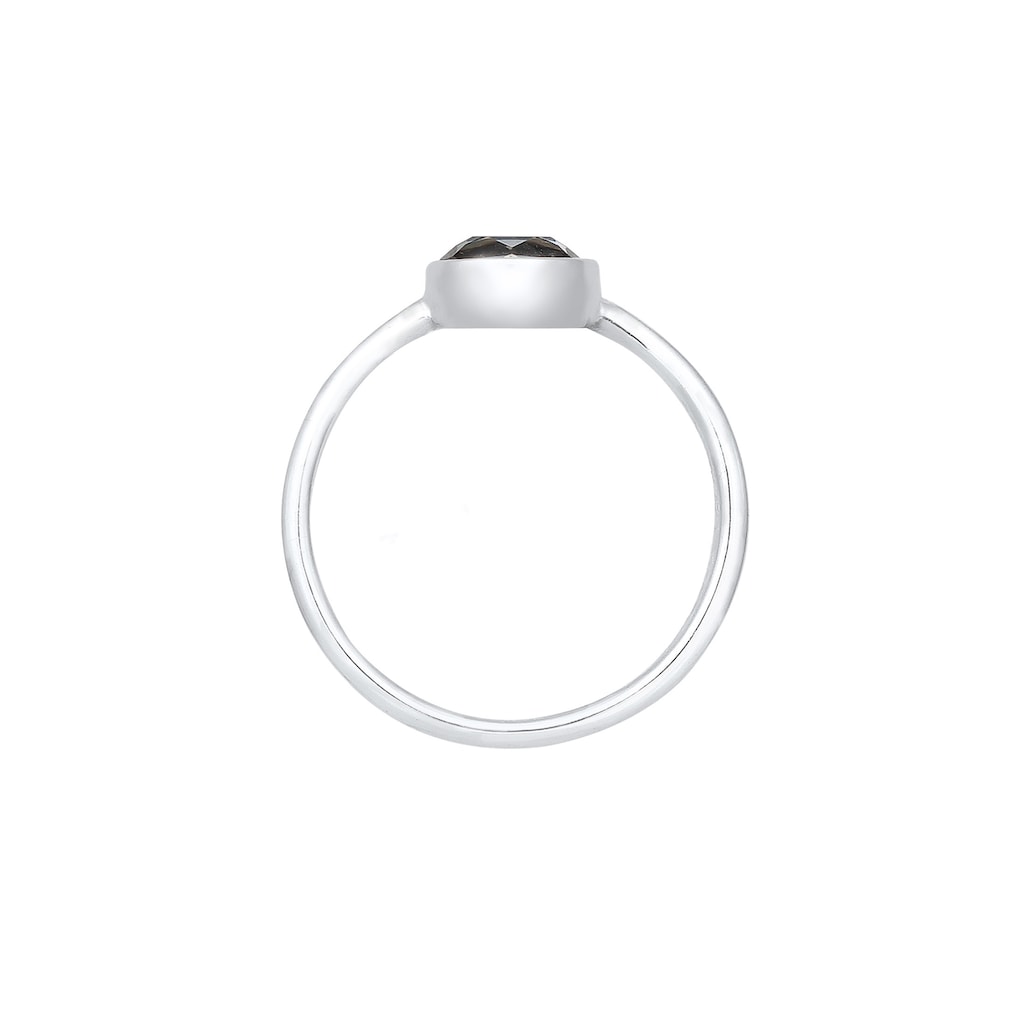 Elli Verlobungsring »mit Kristalle Ovalem Design 925 Silber«