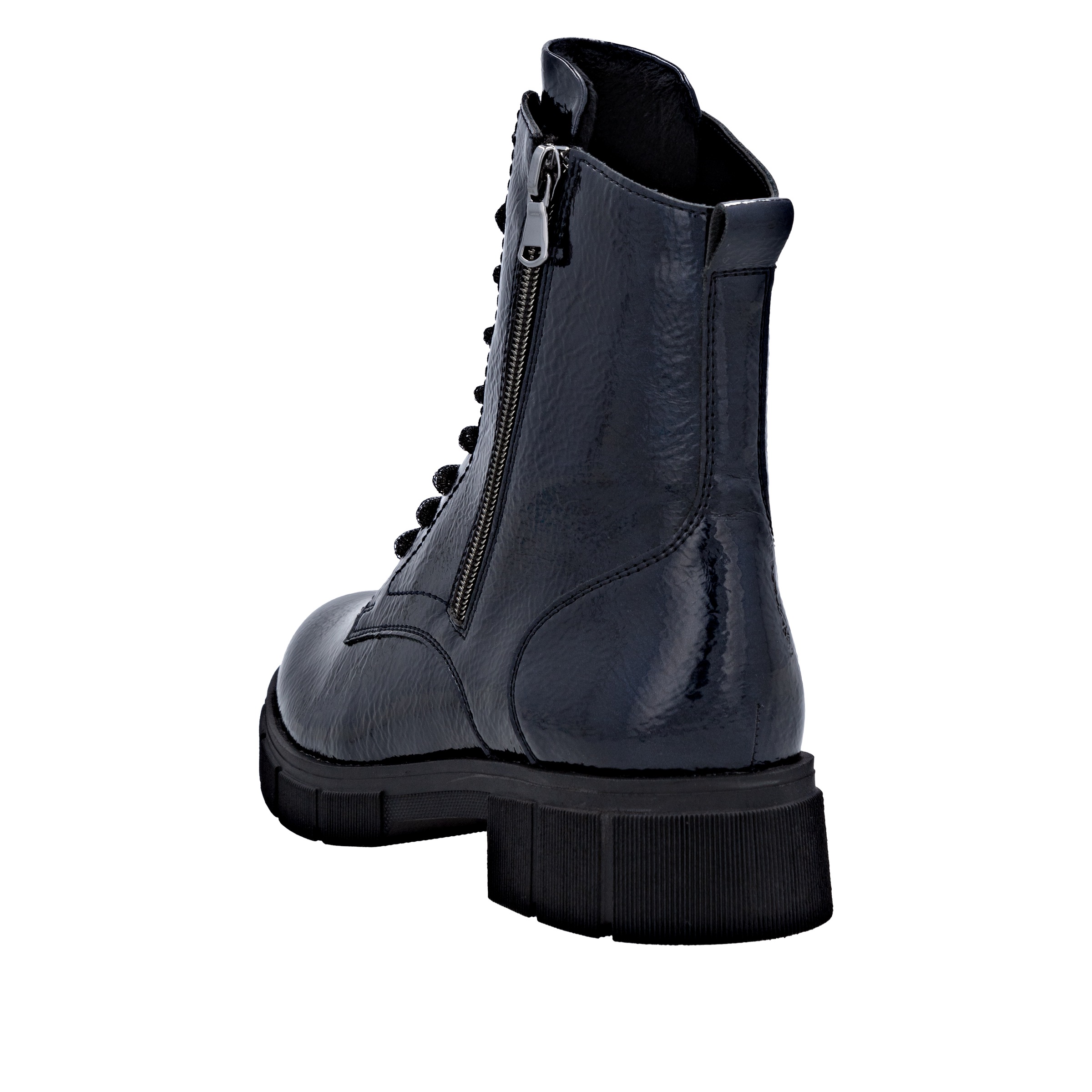 Remonte Schnürstiefelette, Schnürboots, Stiefelette, Profilsohle, mit Glitzer-Schnürsenkel