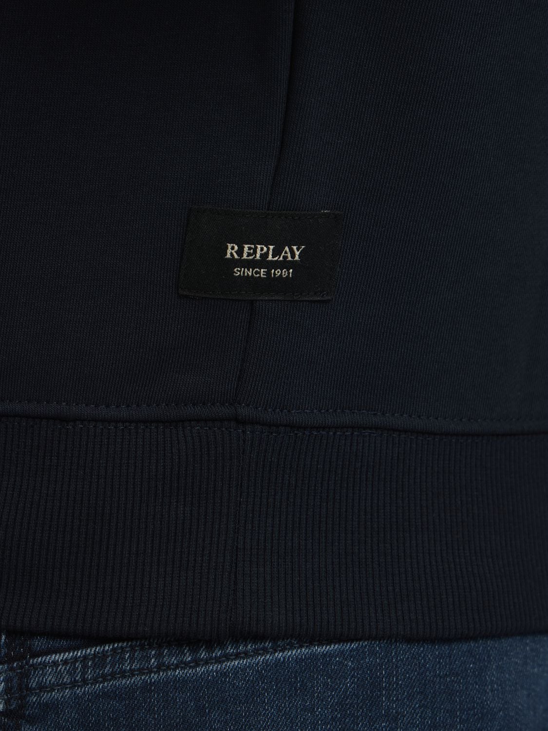 Replay Kapuzensweatshirt , mit großem Markenprint vorn
