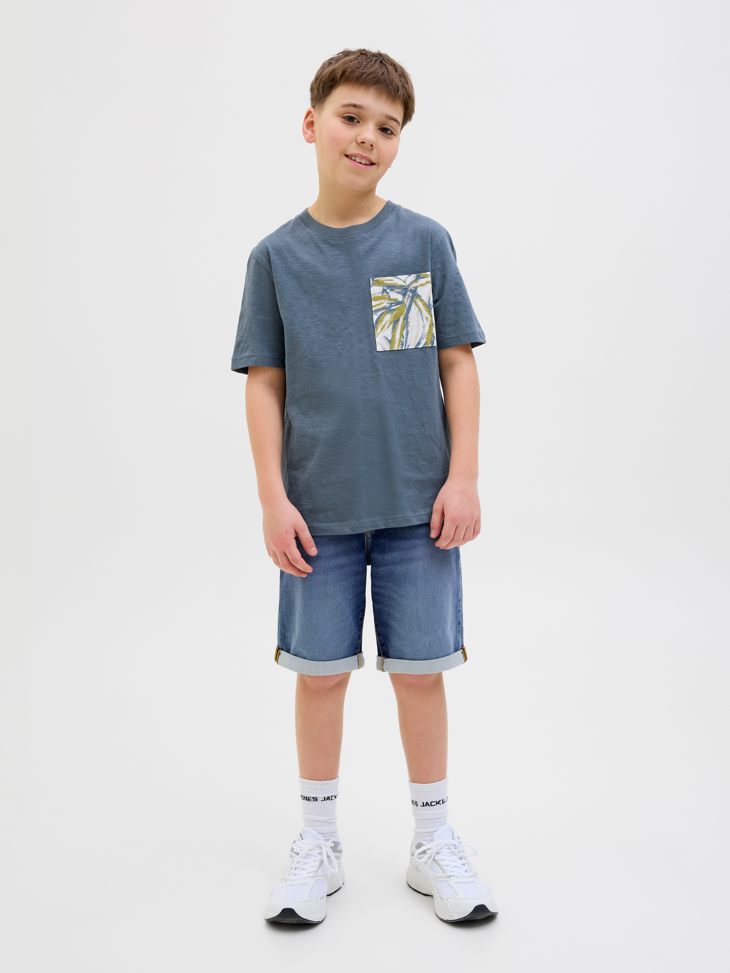 Jack & Jones Junior Shorts »JJIRICK elastisch und pflegeleicht für Alltag«  unifarben, modisch, regular fit, Web,