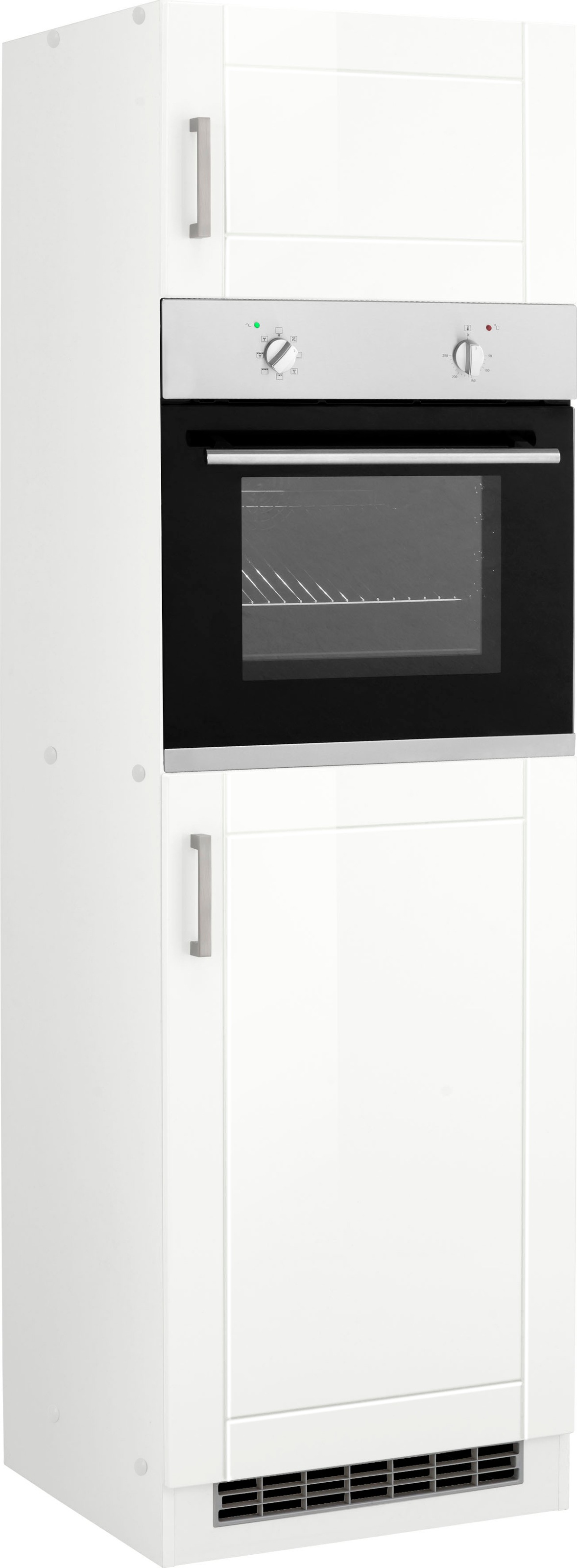 KOCHSTATION Backofenumbauschrank »KS-Tinnum«, 60 cm breit, 200 cm hoch, Met günstig online kaufen