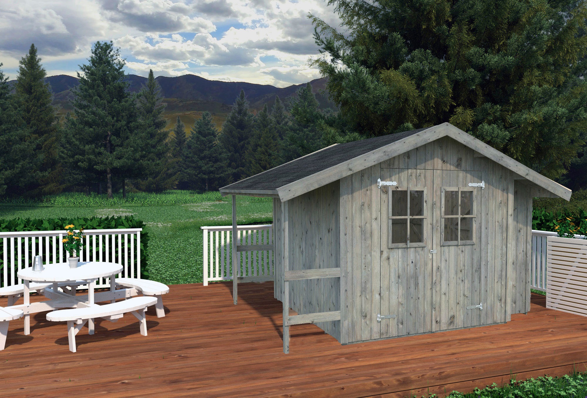 Palmako Gerätehaus »Marcus«, grau