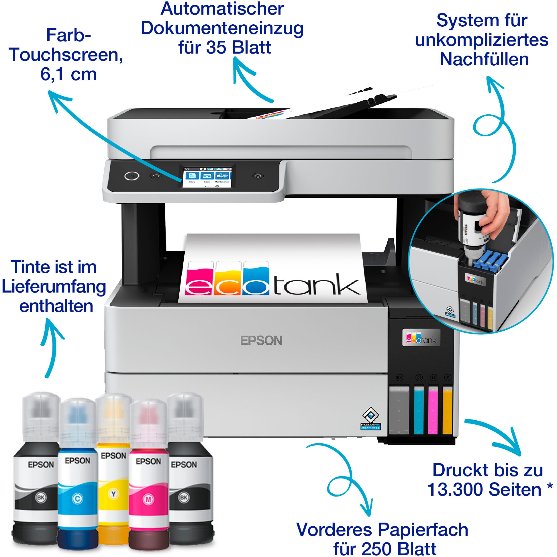 Epson Multifunktionsdrucker »ECOTANK ET-5150«