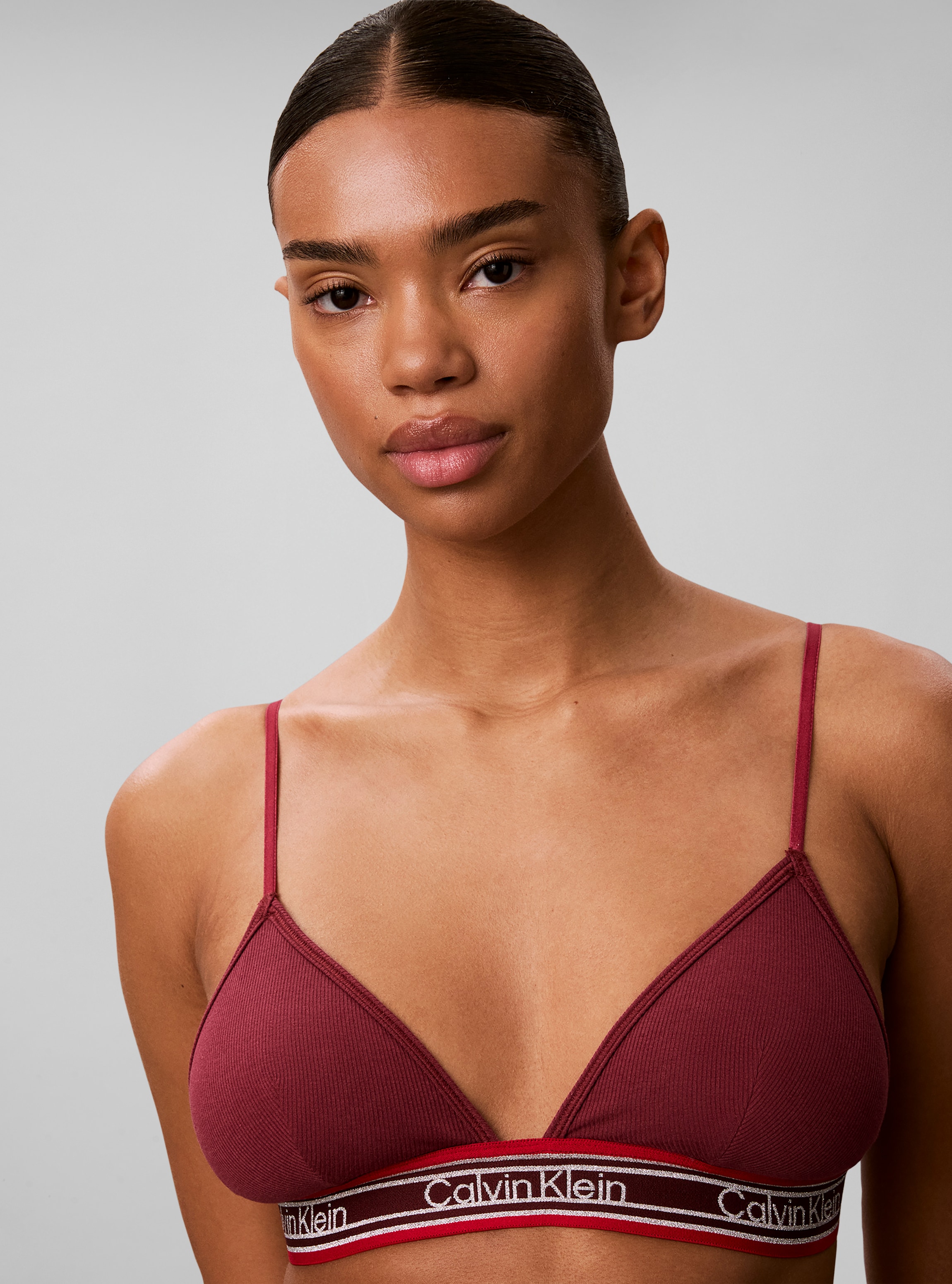Calvin Klein Underwear Triangel-BH »LIGHTLY LINED TRIANGLE« mit CK-Logo am Bund