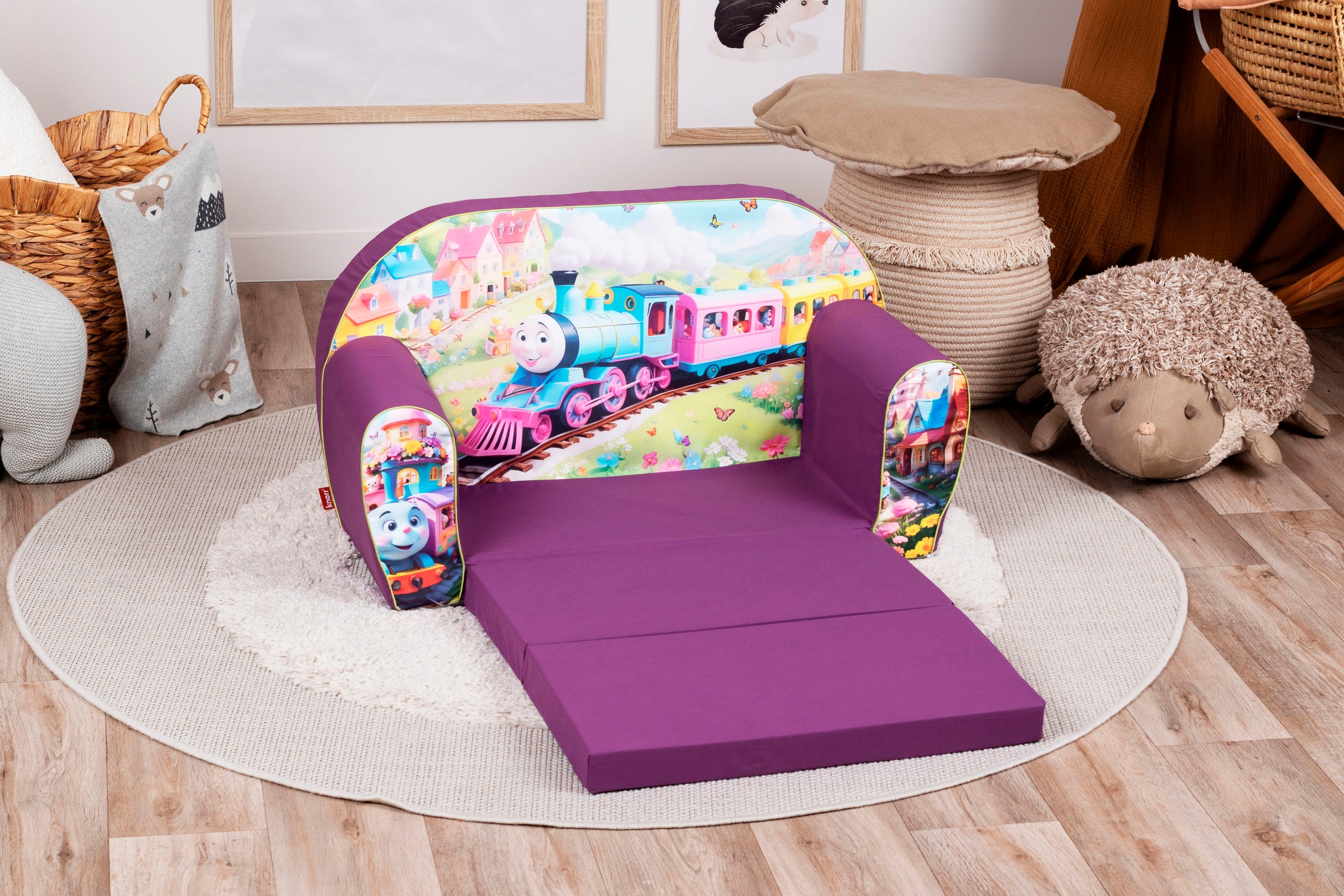 Knorrtoys® Sofa »Happy train«, für Kinder; Made in Europe