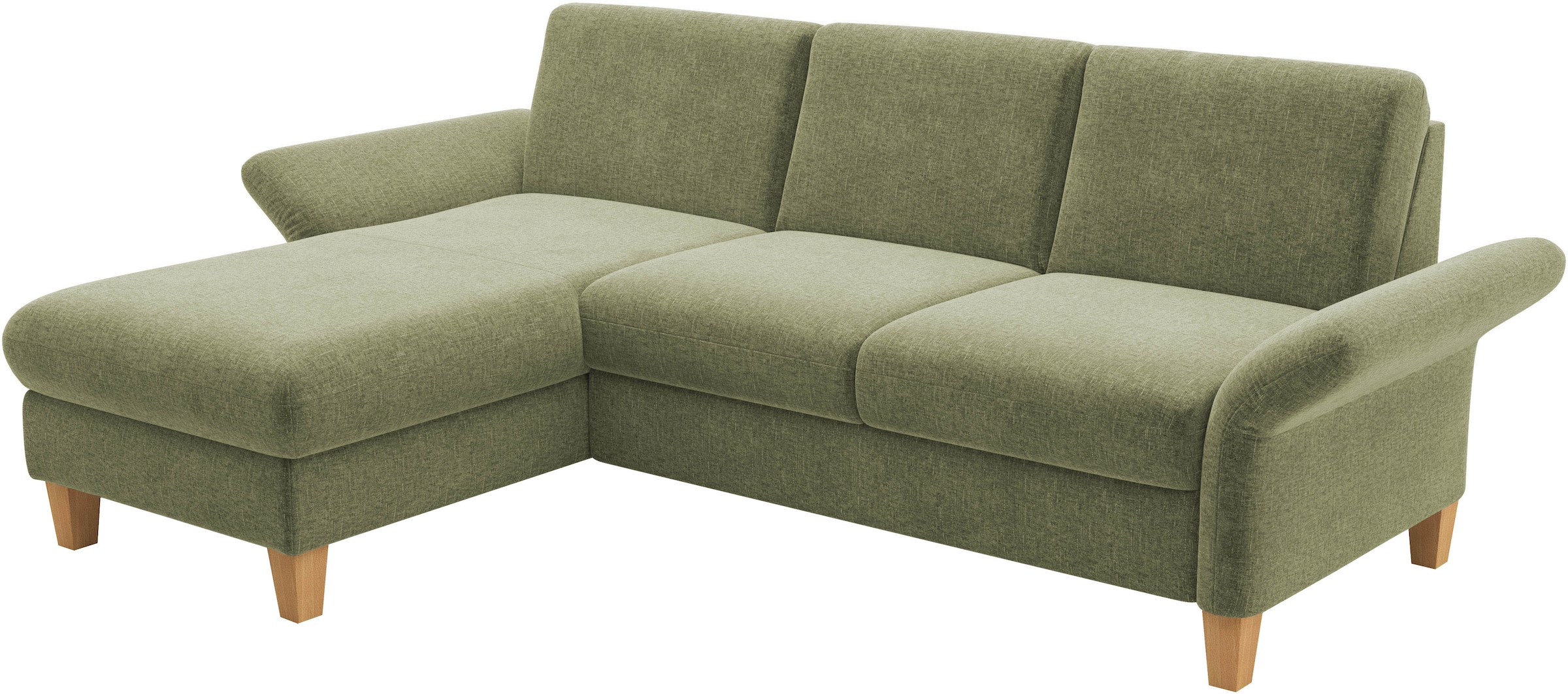 Home affaire Ecksofa »Rochelle, L-Form«, wahlweise mit Armteilverstellung, Bettfunktion und Bettkasten