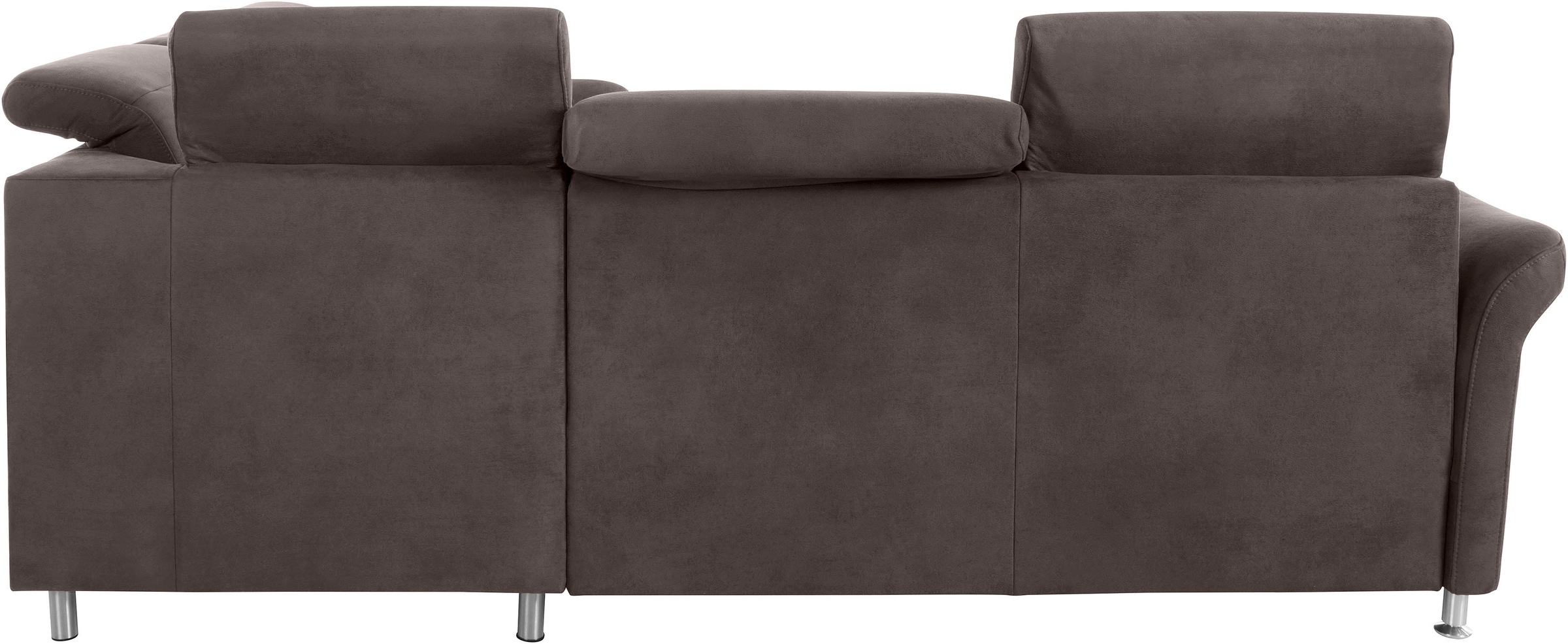 sit&more Ecksofa »Darwin L-Form«, inklusive Federkern, wahlweise mit Kopfteilverstellung, Bettfunktion