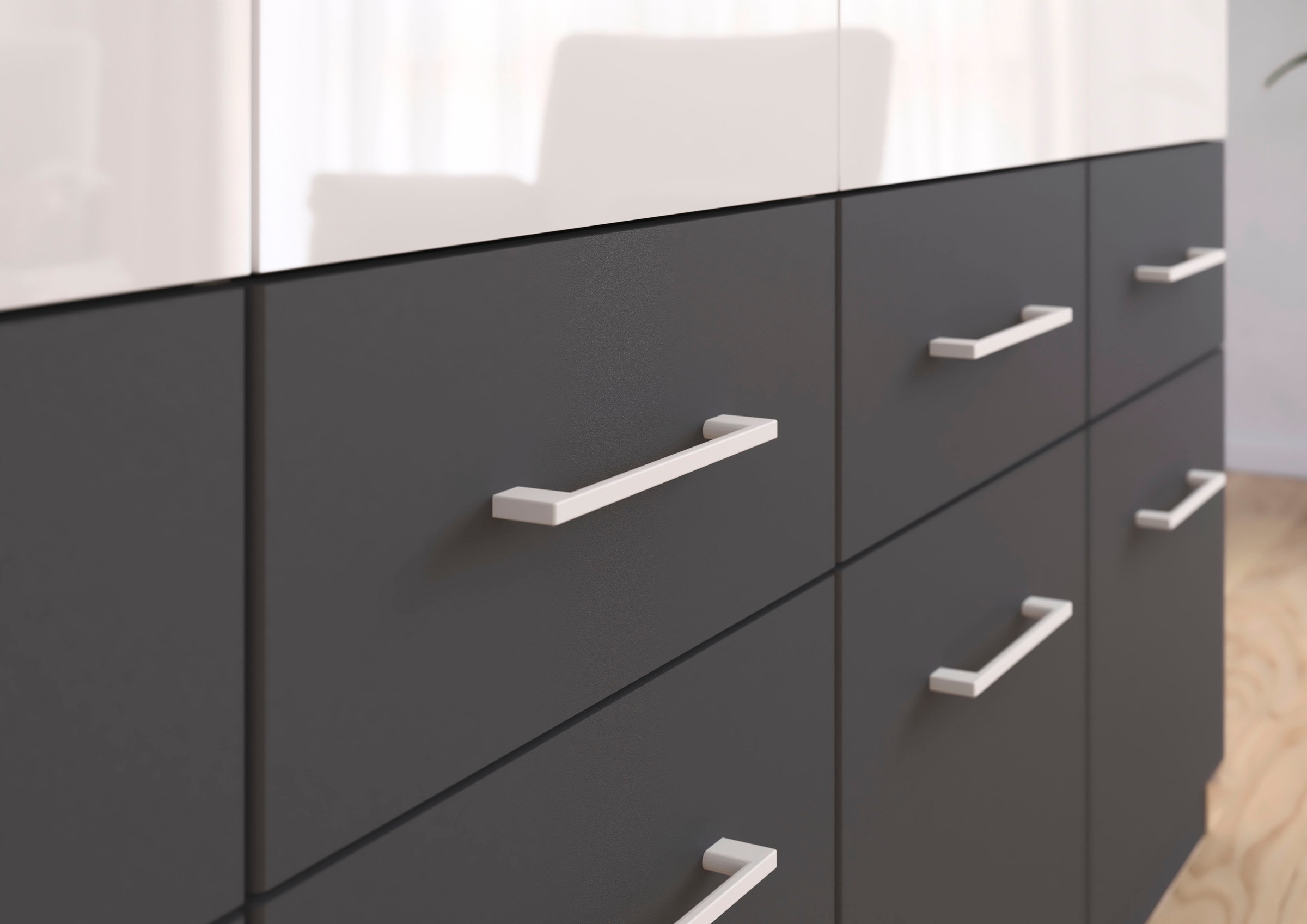 rauch Drehtürenschrank »Kleiderschrank Schrank Garderobe Schlafzimmerschrank CELLE«, in 4 Breiten und 2 Höhen, optional mit Schubkästen MADE IN GERMANY