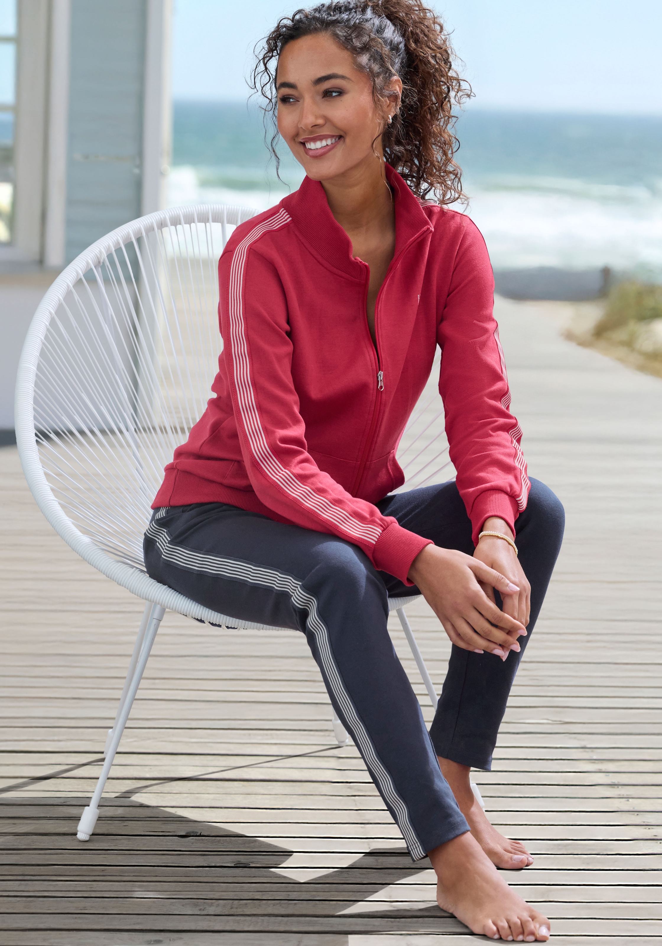 H.I.S Sweathose  mit seitlichen Streifen, Loungewear