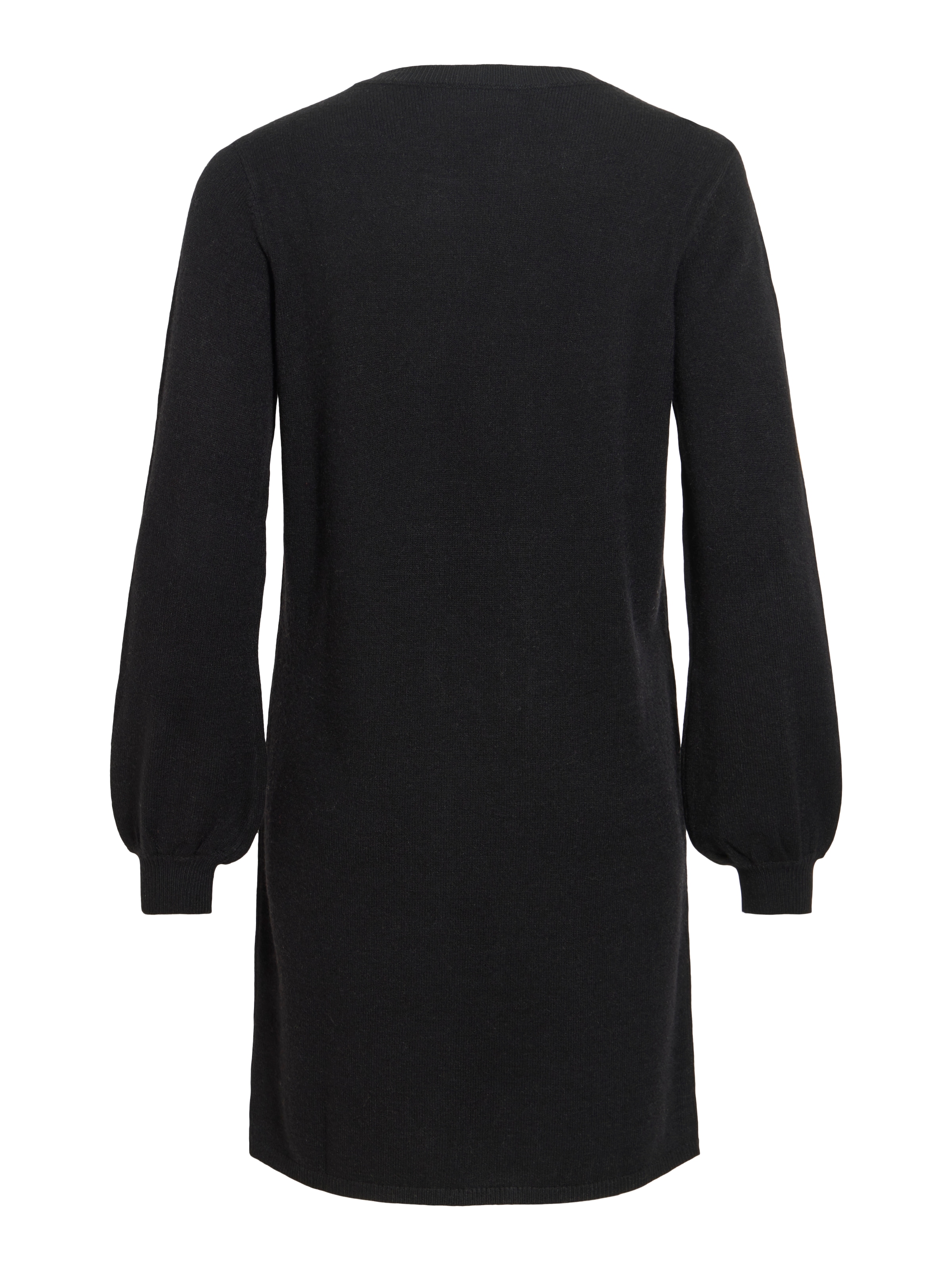 Vila Strickkleid »VIRIL L/S VOLUME SLEEVE KNIT DRESS-NOOS« Materialmix, normal geschnitten