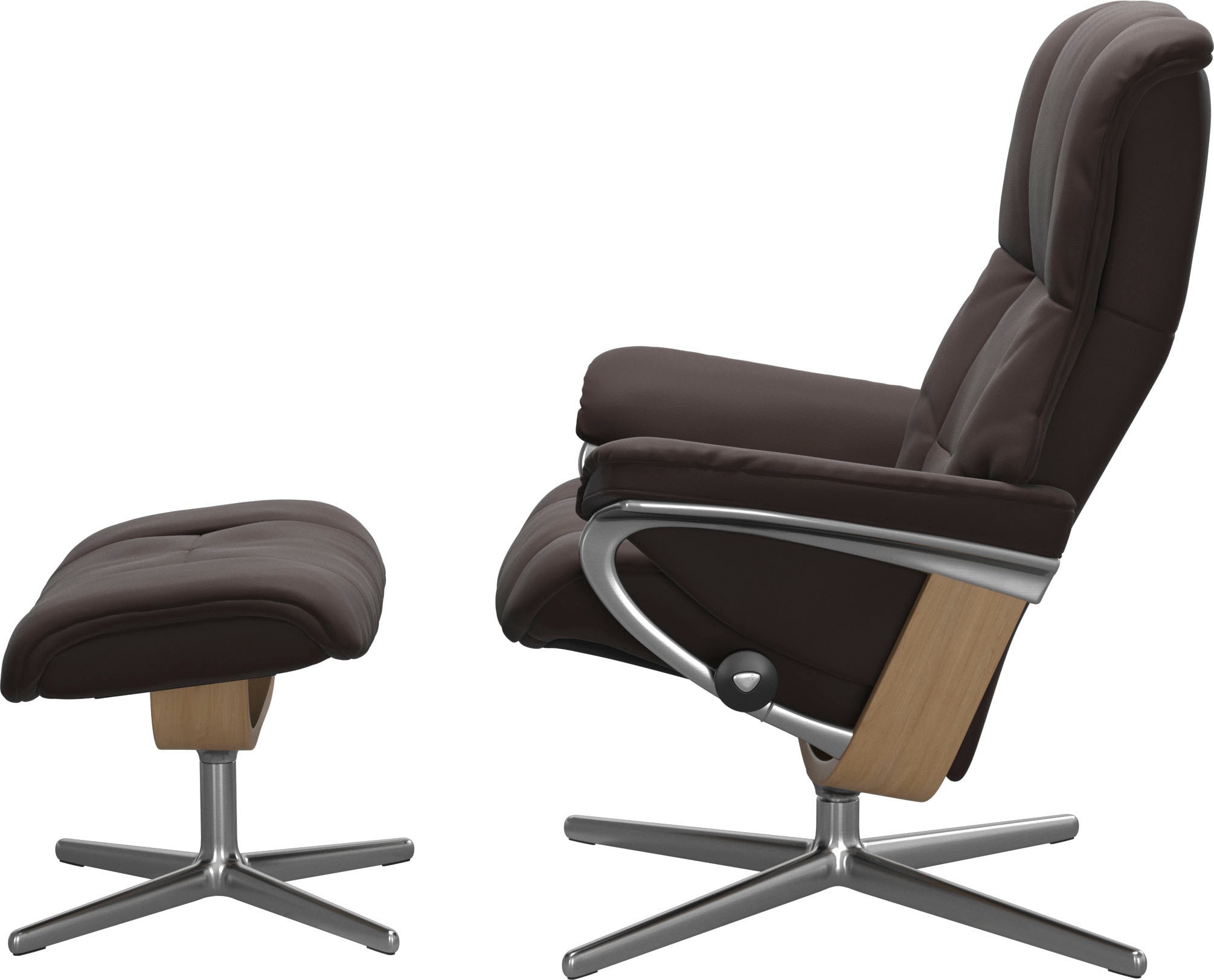 Stressless® Fußhocker »Mayfair«, mit Cross Base, Größe S, M & L, Holzakzent Eiche