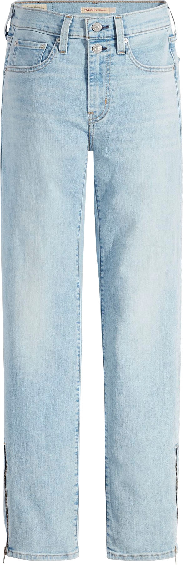 Levi's® 5-Pocket-Jeans »724 BUTTON SHANK«, mit Reisverschlussdetail am Saum