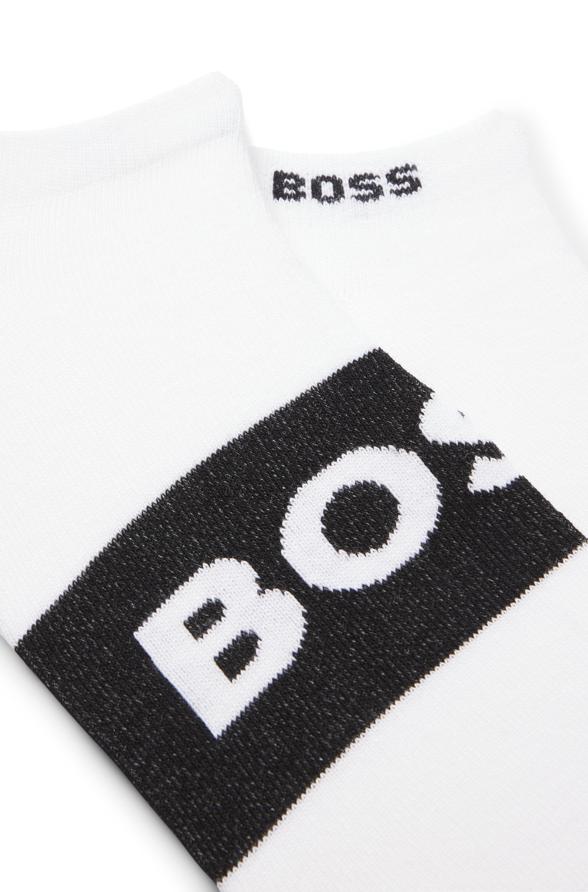 BOSS Businesssocken »2P AS Logo CC«, (Packung, 2 Paar, 2er Pack), mit großem, eingestricktem BOSS Logo-Schriftzug