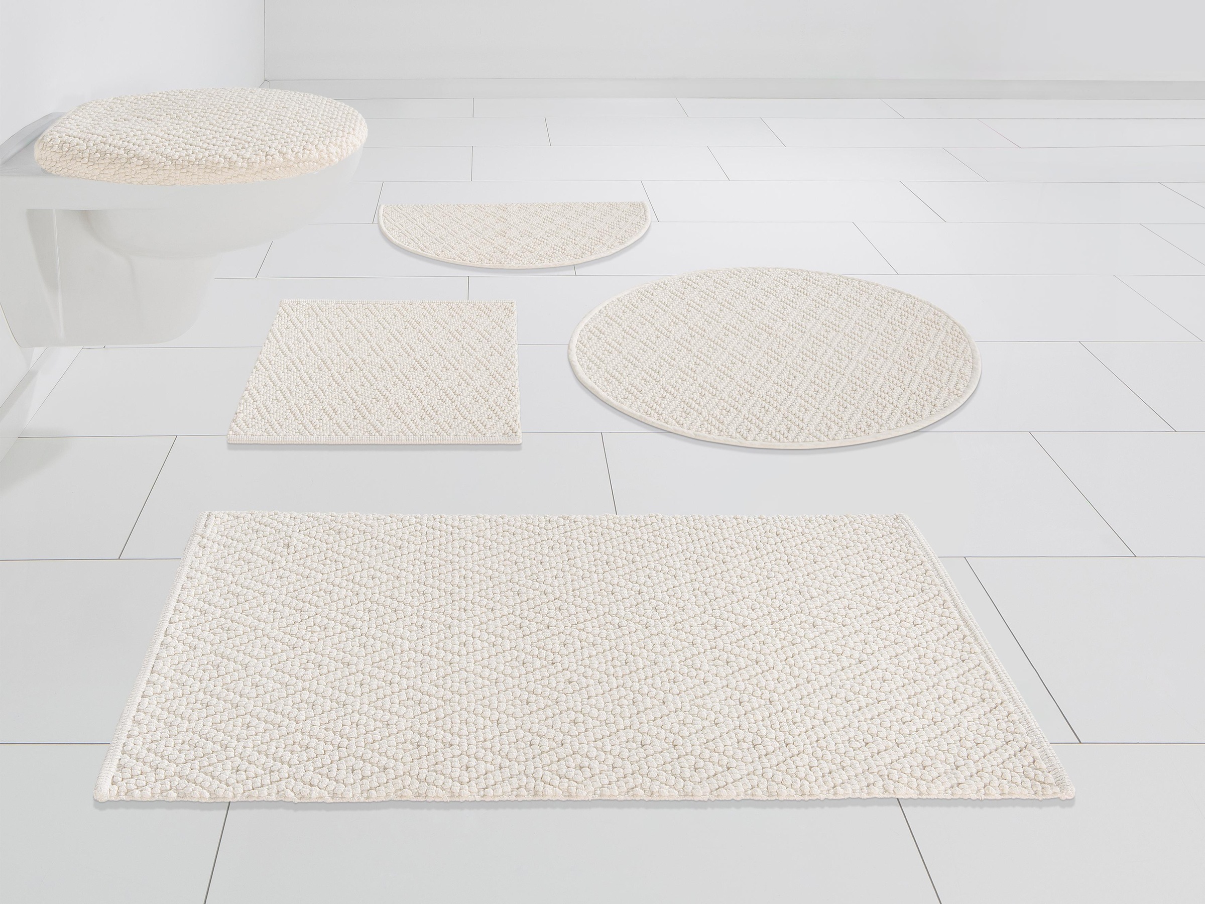 my home Badematte »Numan, Badvorleger, Badezimmer Teppich«, strapazierfähig günstig online kaufen