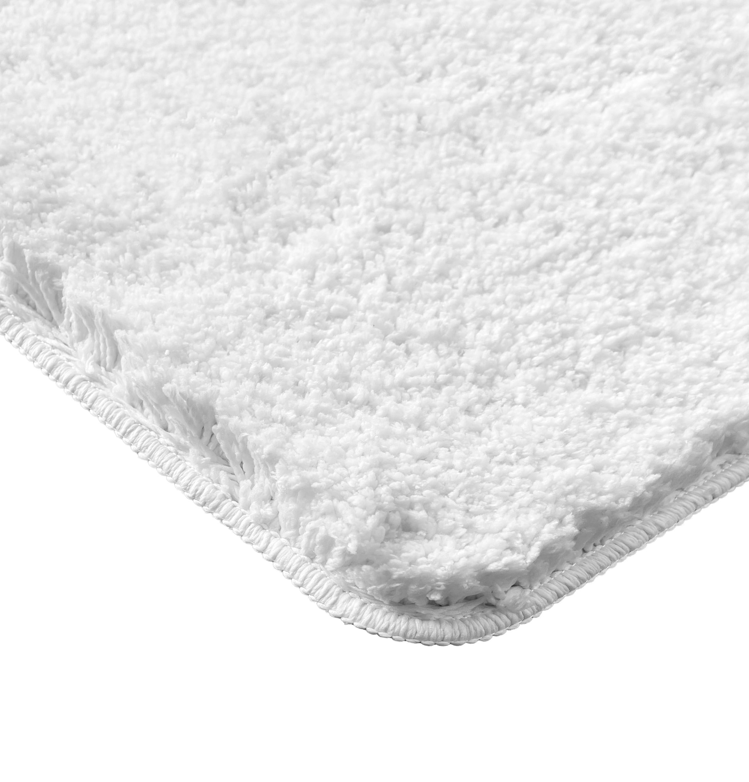 my home Badematte »Sanremo, Badvorleger, Badezimmer Teppich, sehr weich«, rutschhemmend beschichtet, fußbodenheizungsgeeignet-schnell trocknend, Badteppich, unifarben, rechteckig, rund & als 3-tlg. Set erhältlich