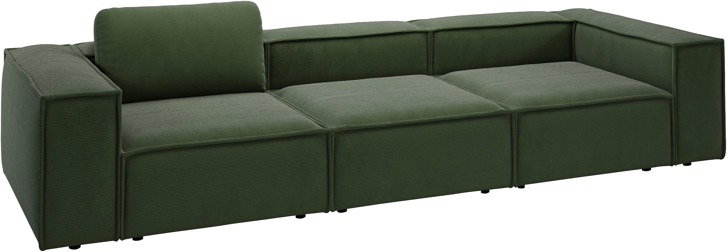 Places of Style 3,5-Sitzer »Watertown, modernes Big-Sofa XXL, 336 cm Breite, auch in Feincord«, Riesiges Designersofa mit viel Platz & weichen Bezügen in Trendfarben