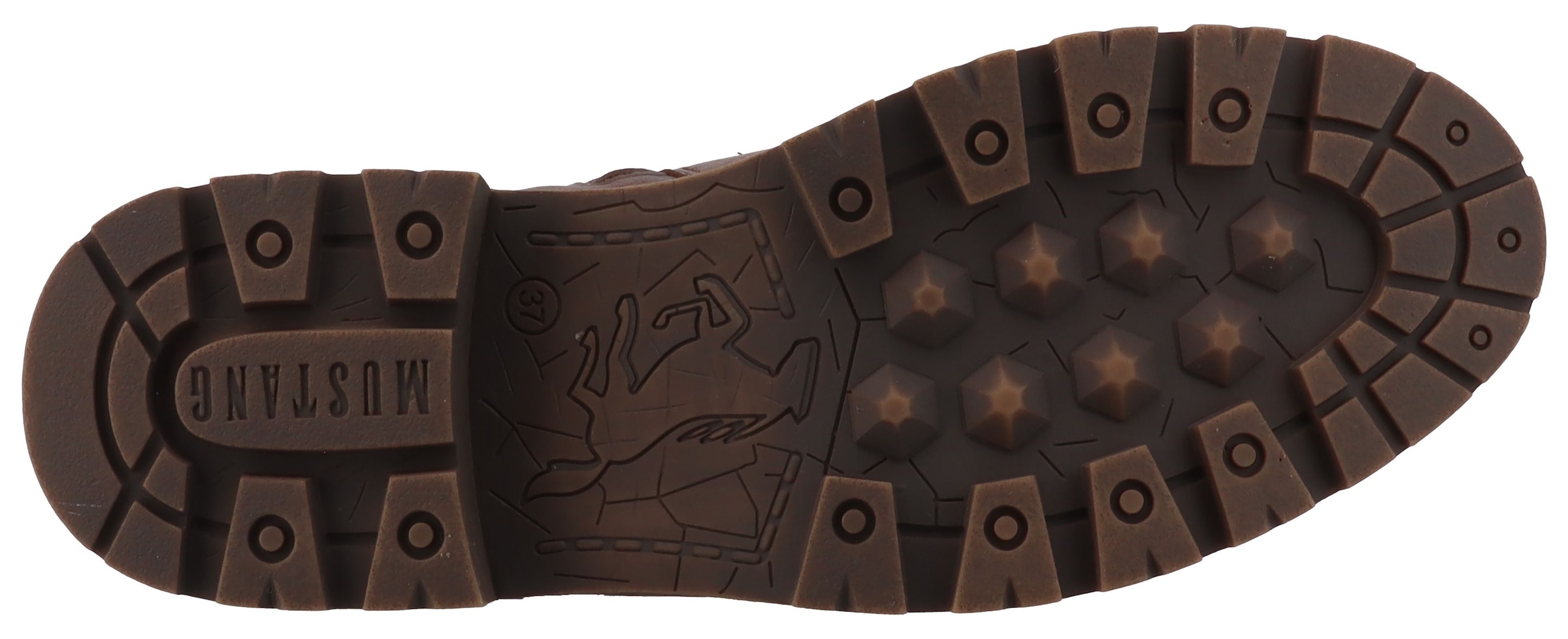 Mustang Shoes Winterstiefel »Darleen«, Schnürstiefel mit Reißverschluss