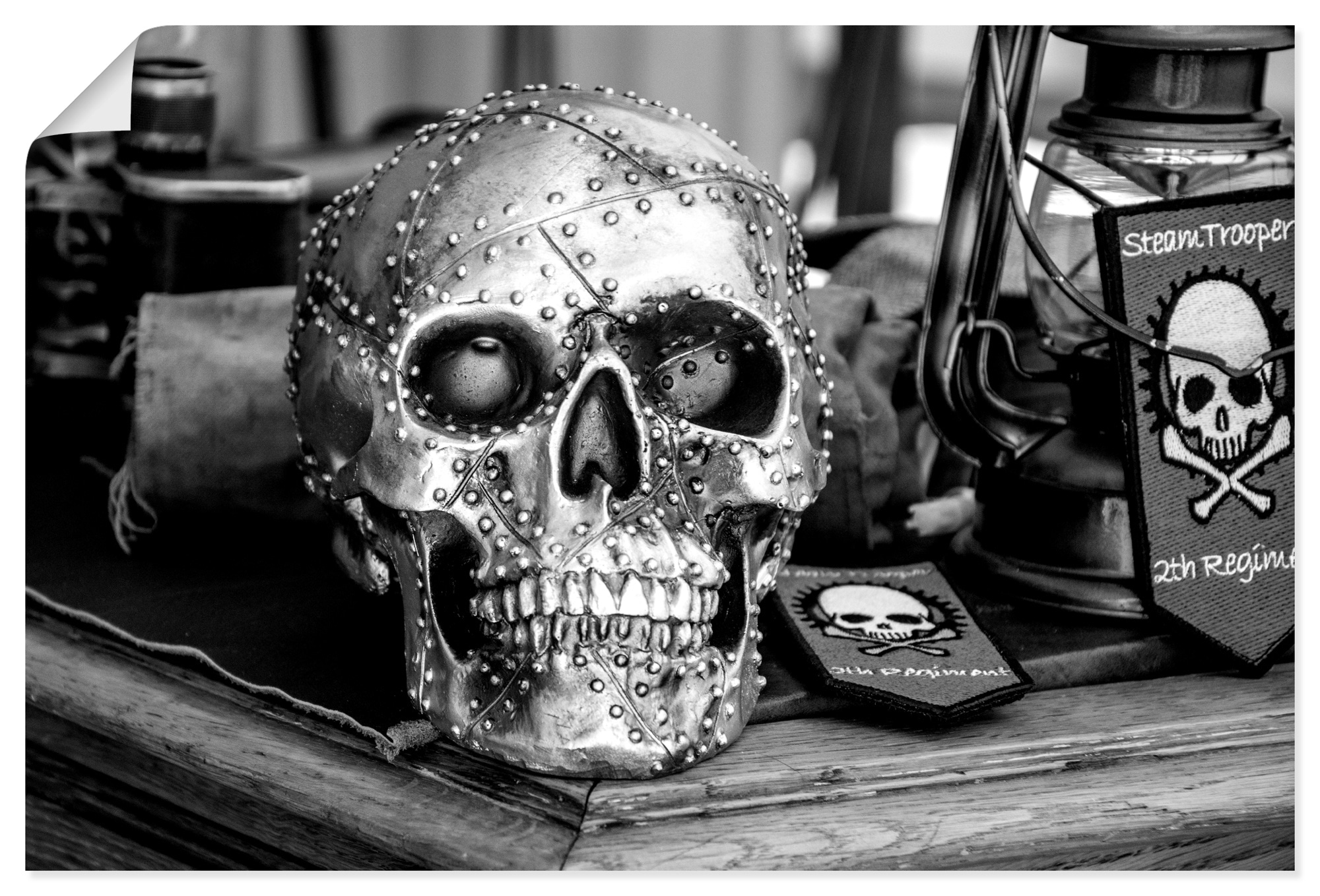 Artland Wandbild »Totenkopf« klassische Fantasie 1 Stk. tlg. als Leinwandbi günstig online kaufen
