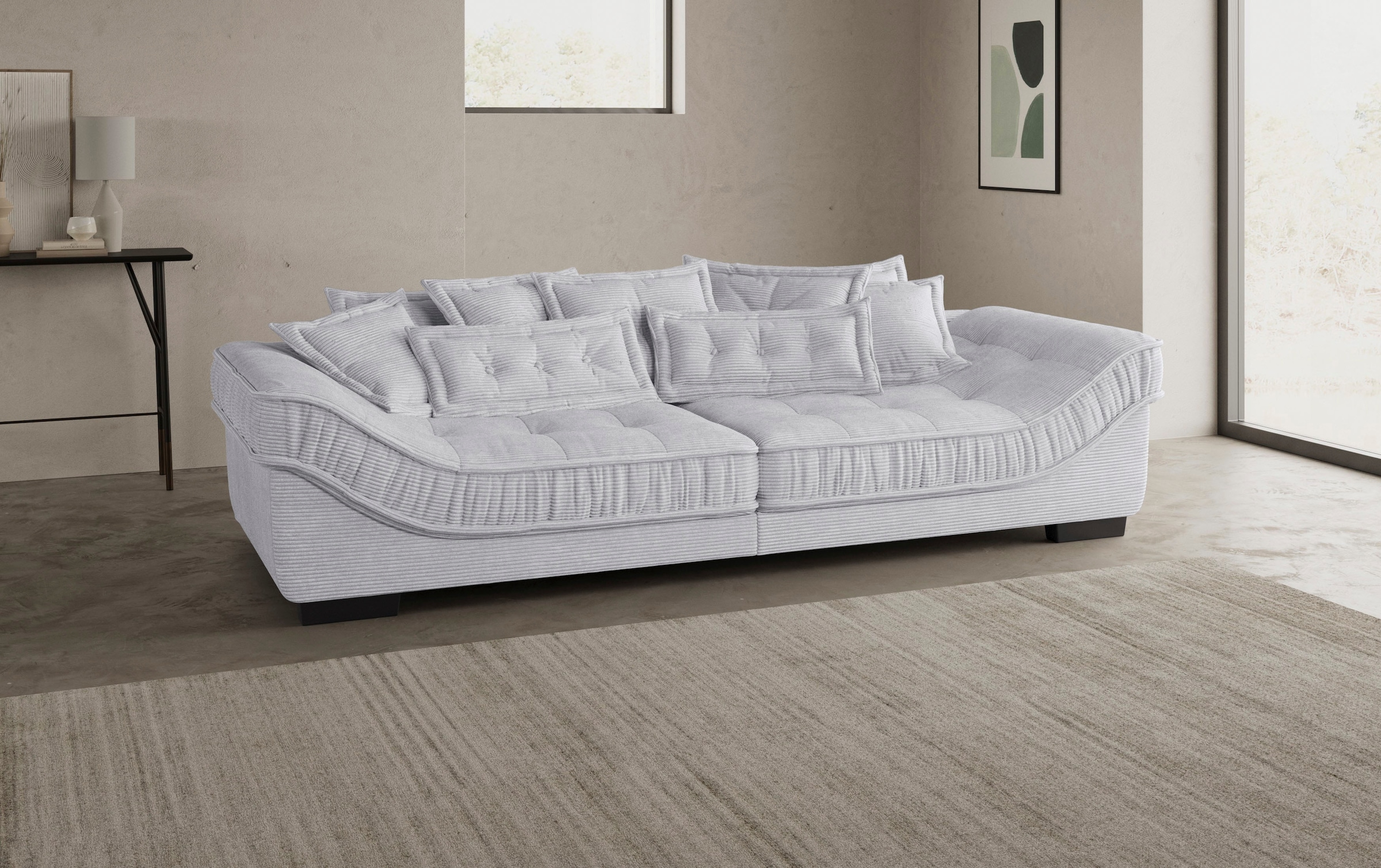 Mr. Couch Big-Sofa »Diwan II DuraFlex«, DuraFlex-Kaltschaumpolsterung, bis 140 kg, 4 Bezugsqualitäten