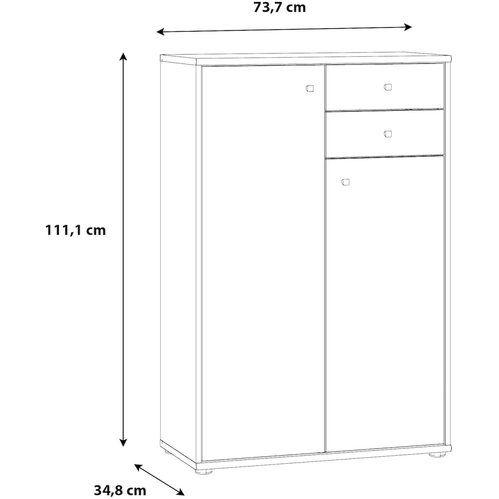 FORTE Kommode »Tempra«