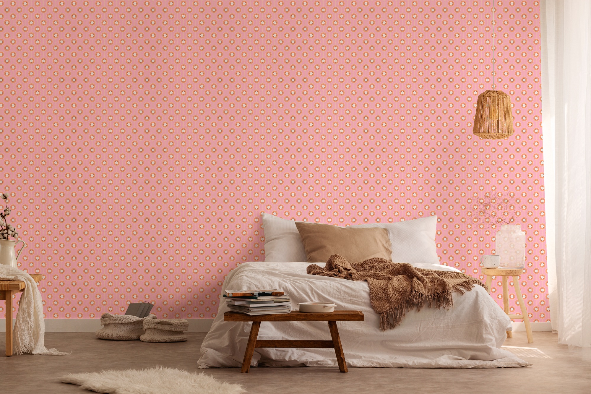 A.S. Création Vliestapete »Retro Chic Grafik-Tapete Mustertapete Retro 3D«, matt, Vintage Vliestapete für Schlafzimmer Küche Wohnzimmer Grafik Design