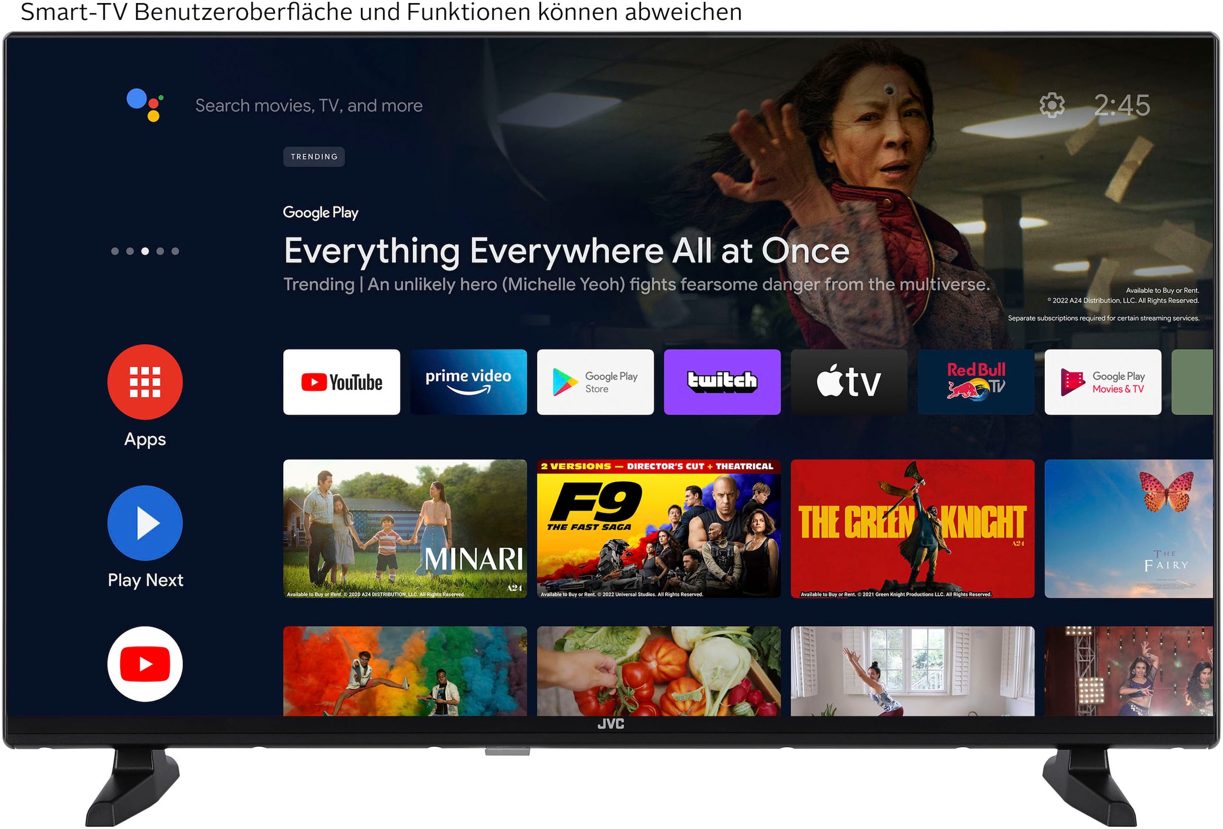 JVC LCD-LED Fernseher »LT-32VAF3355«, Full HD, Android TV-Smart-TV