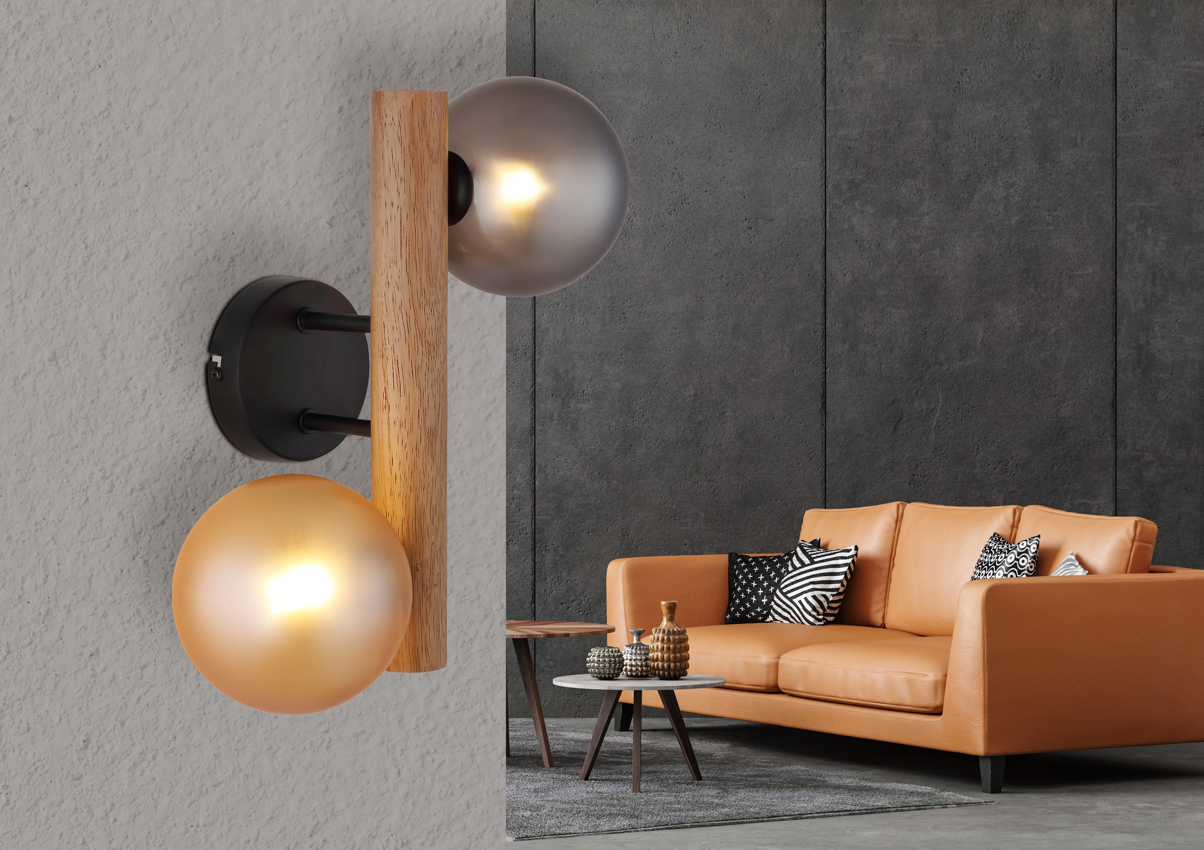 GLOBO LIGHTING Wandleuchte »RIHA« G9 1 Stk. Wandlampe Wand Wohnzimmer Flur günstig online kaufen