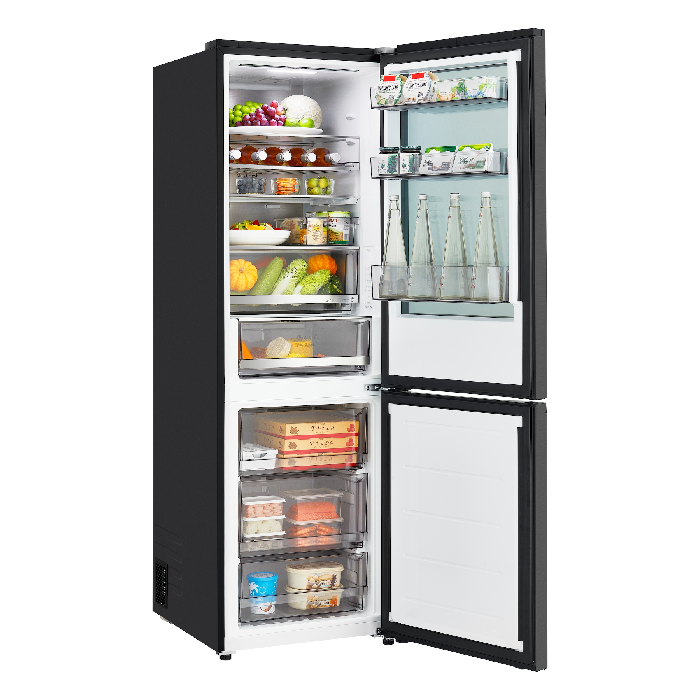 LG Kühl-/Gefrierkombination Serie 5 »GBGS514CEV« 186 cm hoch 59,7 cm breit InstaView, FRESHConverter+, Total No Frost, Zero Clearance+, ThinQ
