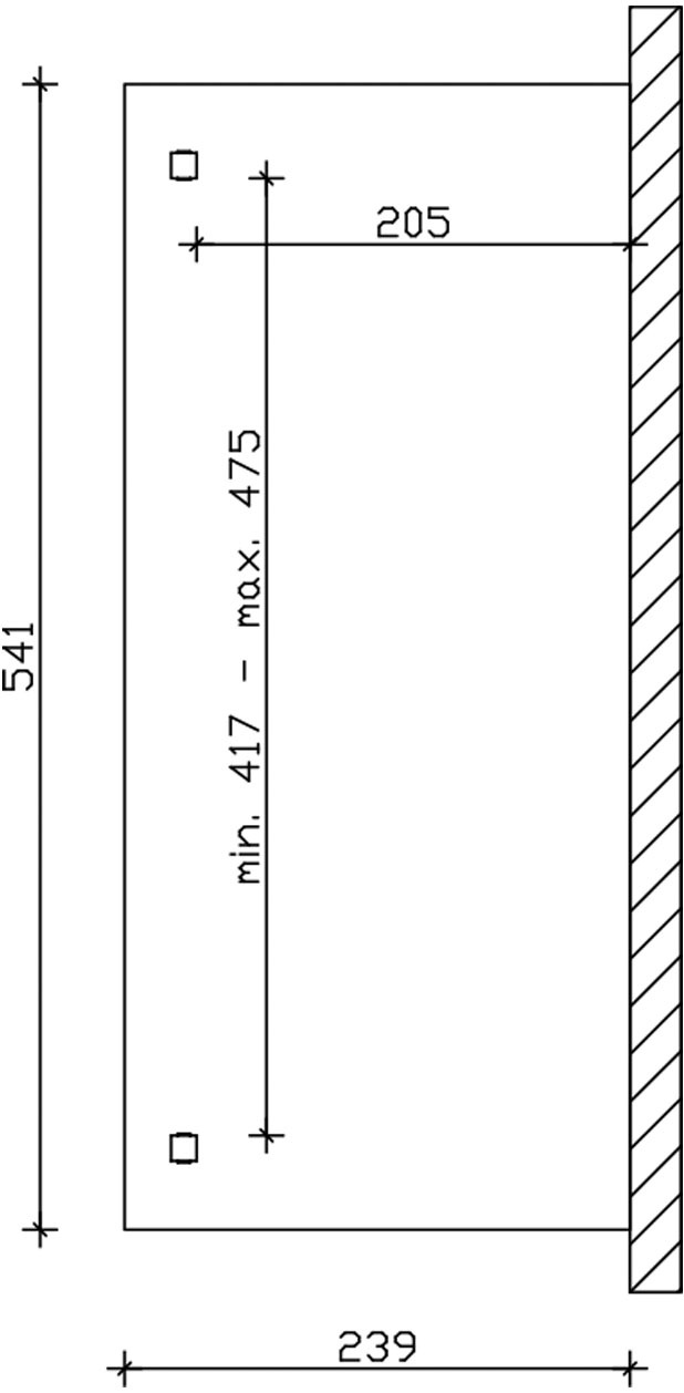 Skanholz Terrassendach »Verona« Leimholz