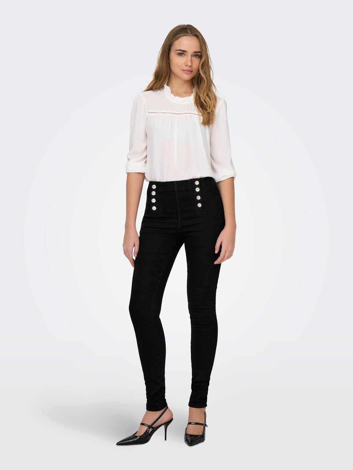 ONLY Skinny-fit-Jeans »ONLDAISY HW BUTTON SKINNY DNM«