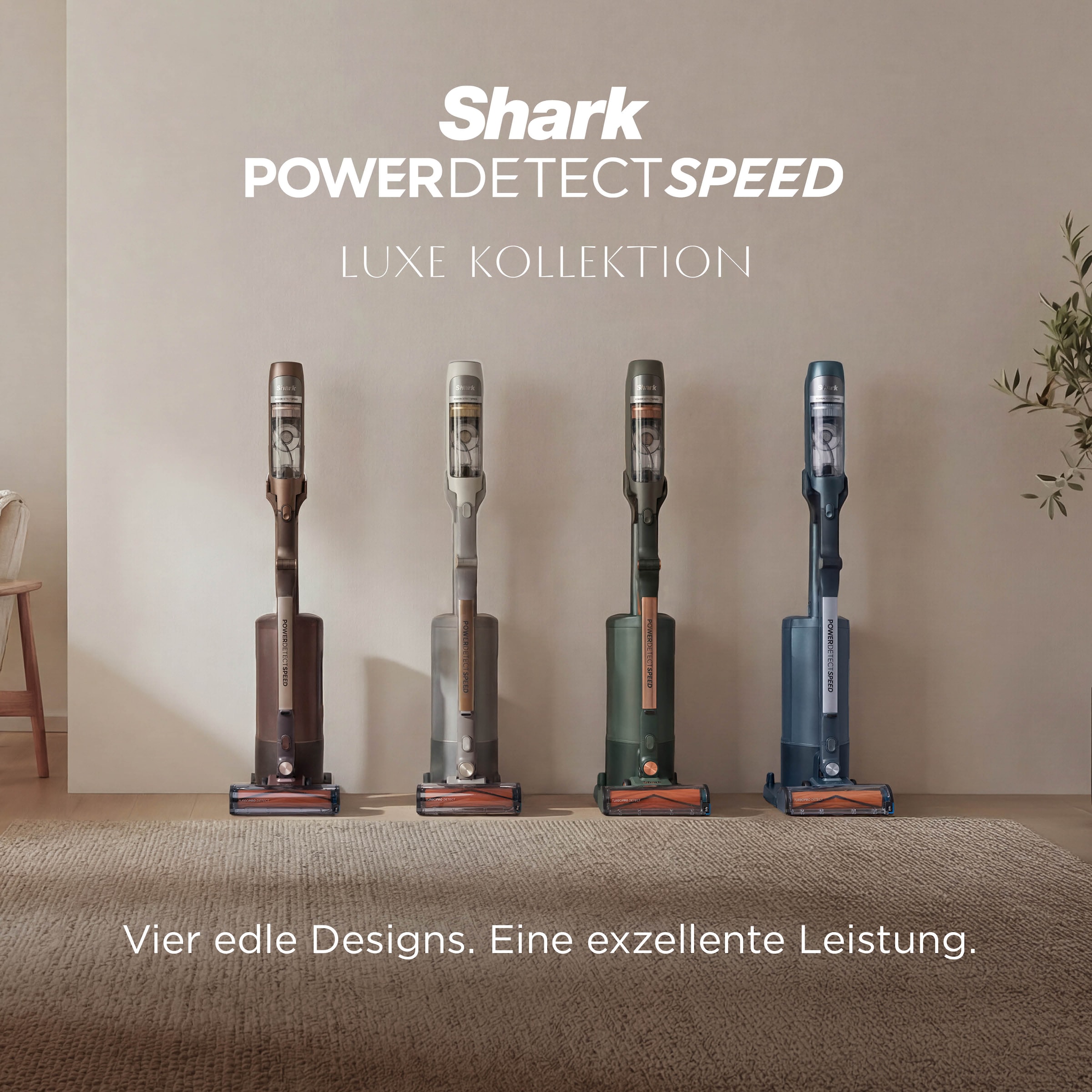 Shark Akku-Hand-und Stielstaubsauger »Shark PowerDetect Speed Luxe Collection Clean & Empty« 4 POWERDETECT-TECHNOLOGIEN, Selbstentleerende Ladestation