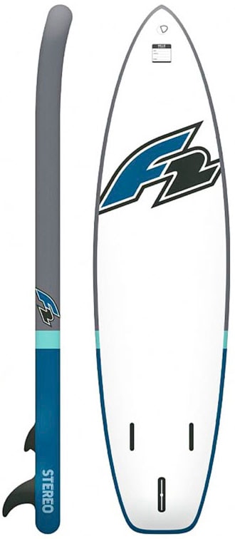 F2 Inflatable SUP-Board »Stereo 10,5 grey«, (Packung, 5 tlg.)