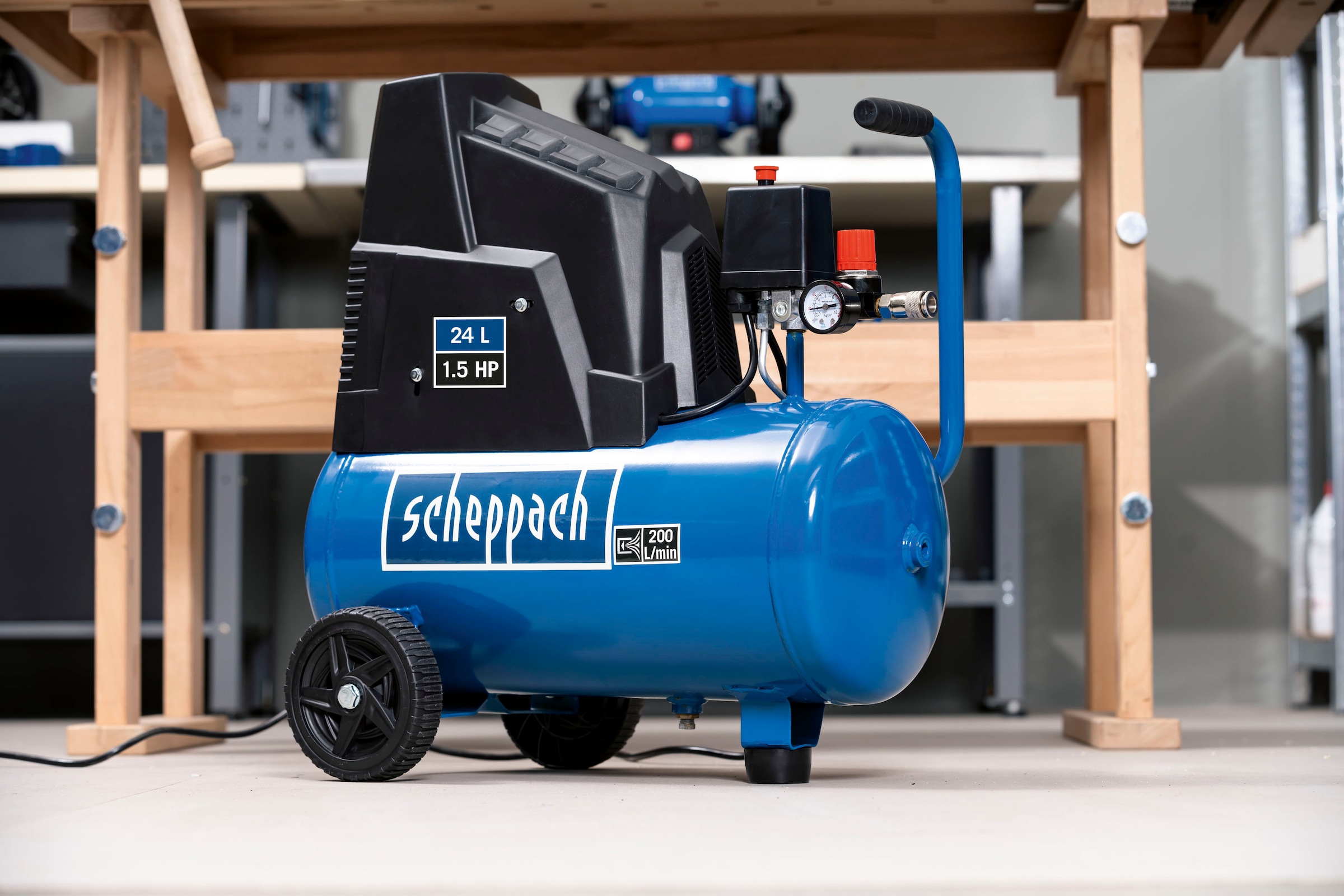 Scheppach Kompressor »HC30ox«, 1100W, 200l/min, ölfrei
