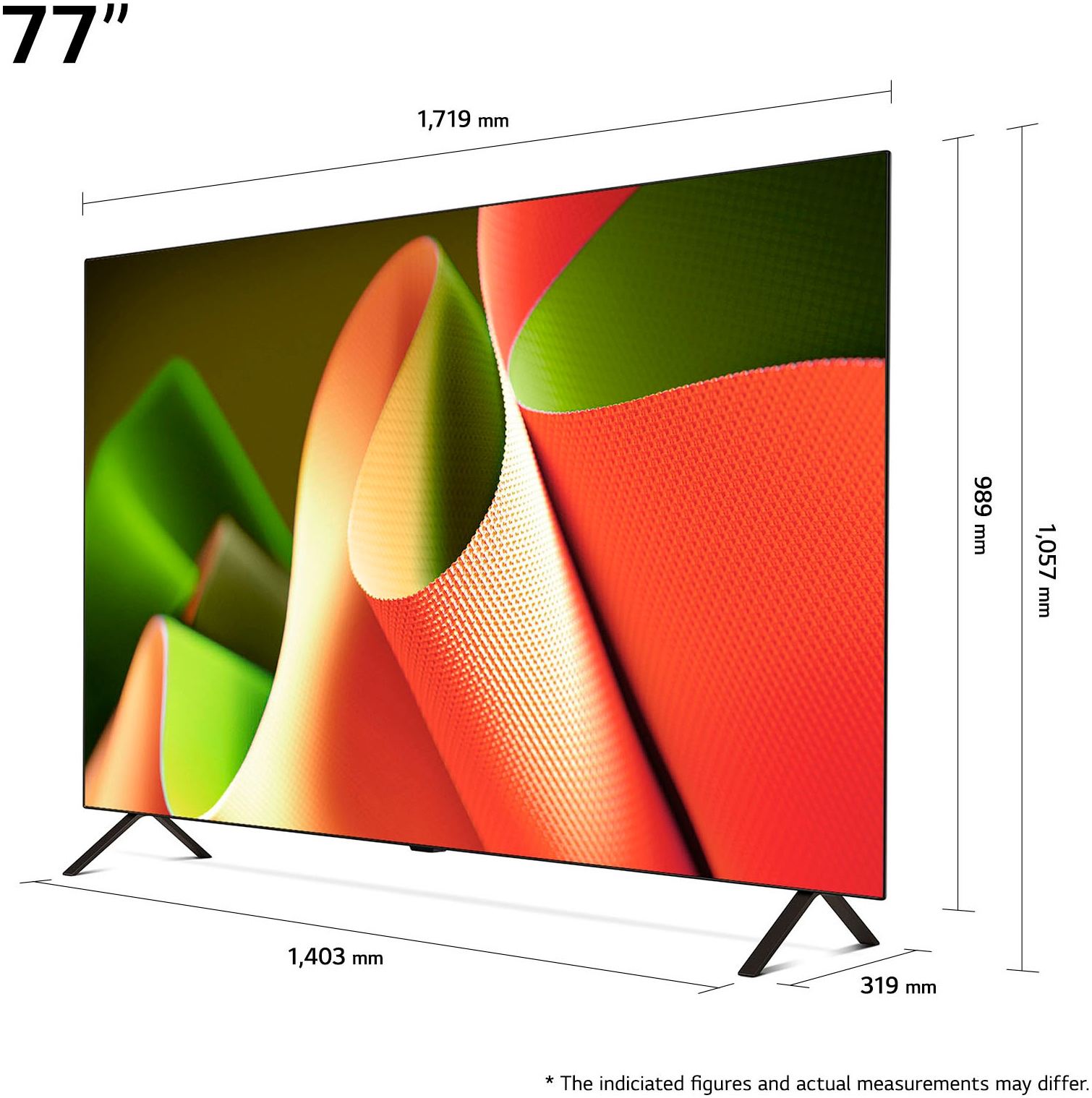 LG OLED-Fernseher »OLED77B42LA«, 4K Ultra HD, Smart-TV