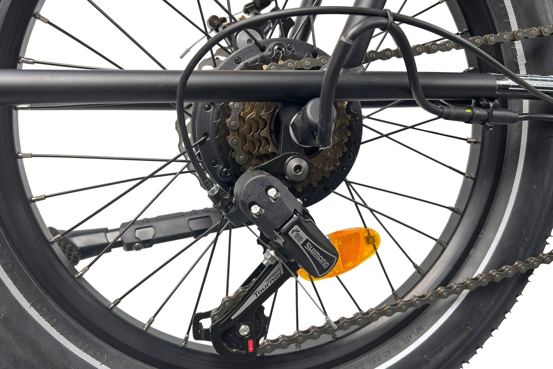 LLobe »Elektro Faltrad 20" Neo.cult schwarz« 7 Gang Shimano Tourney Schaltwerk Kettenschaltung Heckmotor 250 W