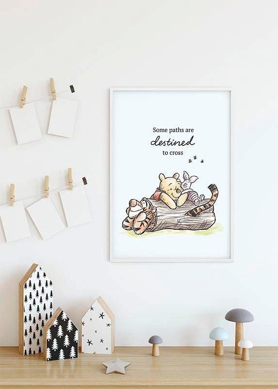 Komar Poster »Winnie Pooh Path«, Disney, (1 St.), Kinderzimmer,  Schlafzimmer, Wohnzimmer auf Rechnung bestellen