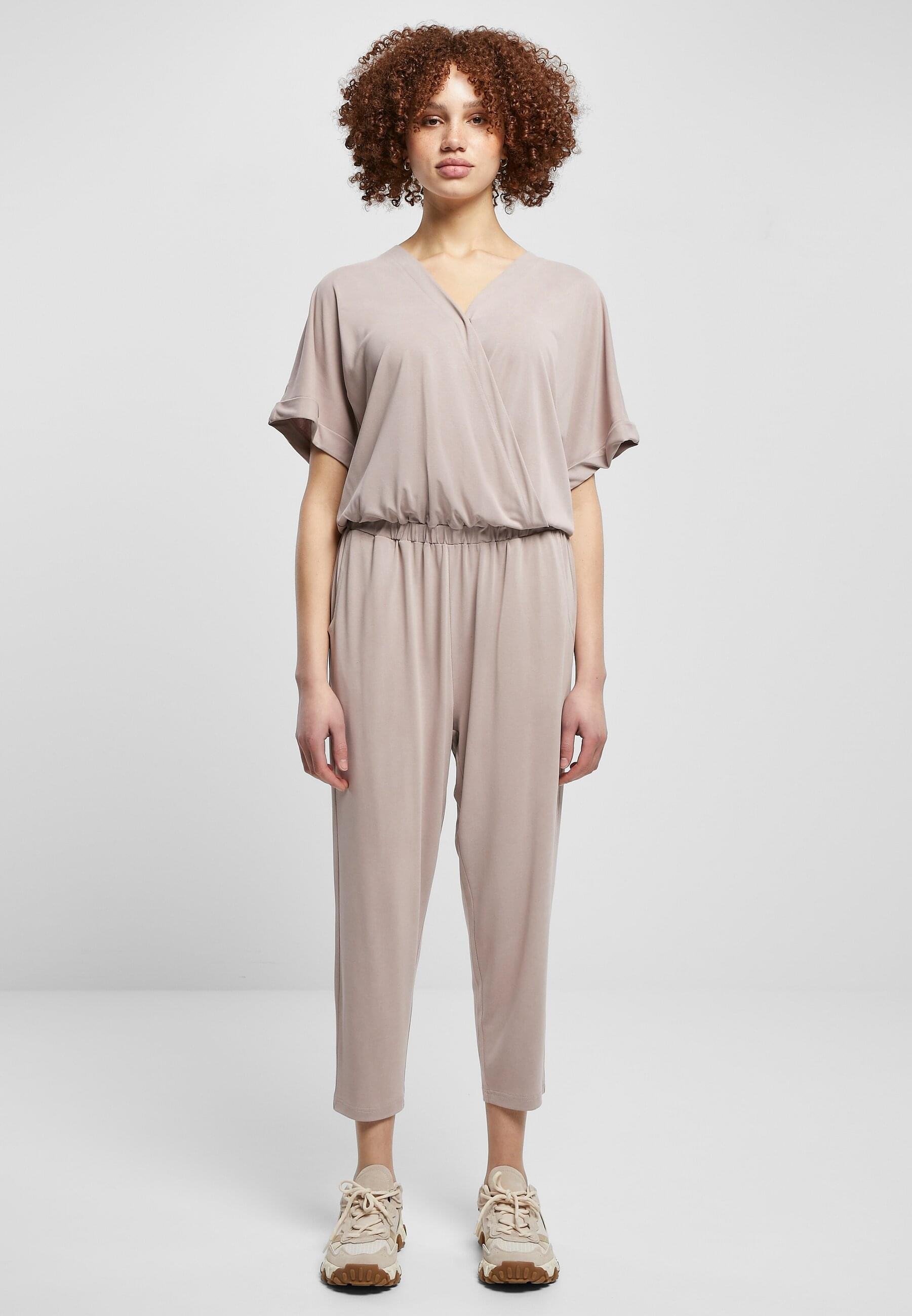 URBAN CLASSICS Jumpsuit »Urban Classics Damen Ladies Modal Jumpsuit« 1 Stk.