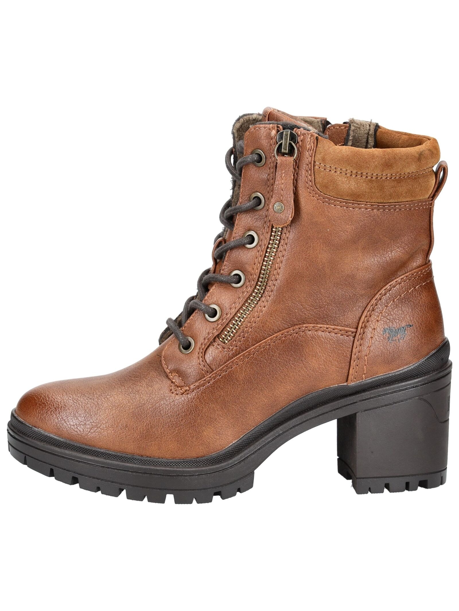 Mustang Shoes Schnürstiefelette »Mustang Shoes Stiefelette Lederimitat«