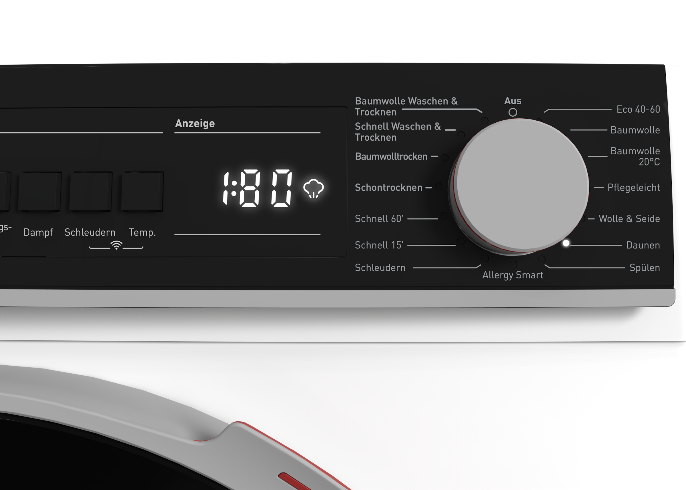 Sharp Waschtrockner »ES-WNDB914CWNA/D-DE« 9 kg /6 kg 74 dB(A) 9kg/6kg / +WIFI / EEK A/D / Dampf / Weiß
