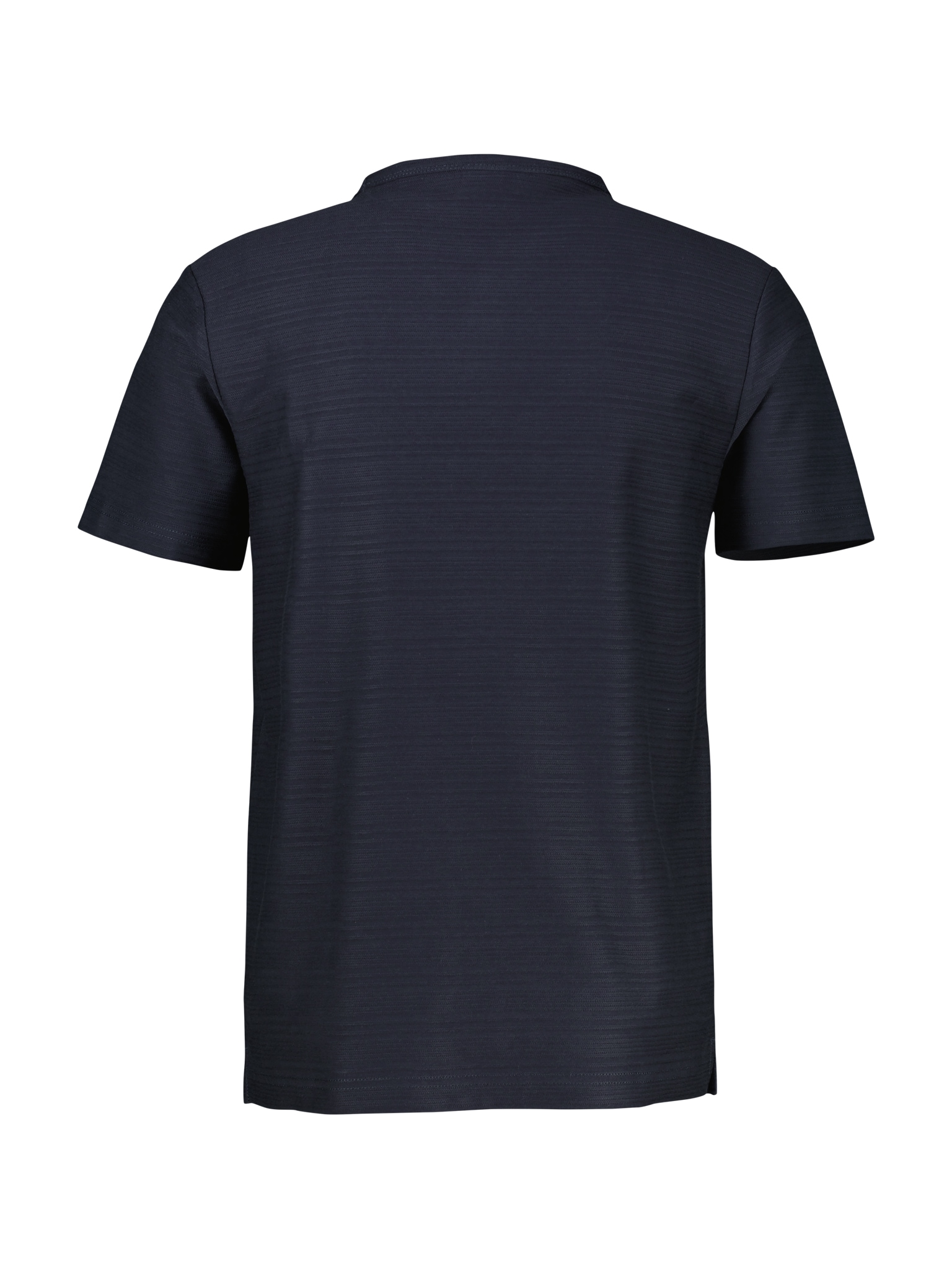 LERROS Kurzarmshirt, mit Serafino-Kragen und Knopfleiste