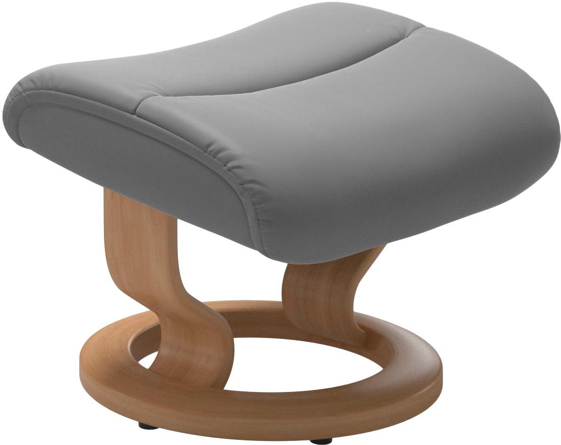 Stressless® Relaxsessel »View«, (Set, Relaxsessel mit Hocker), mit Classic Base, Größe S,Gestell Eiche