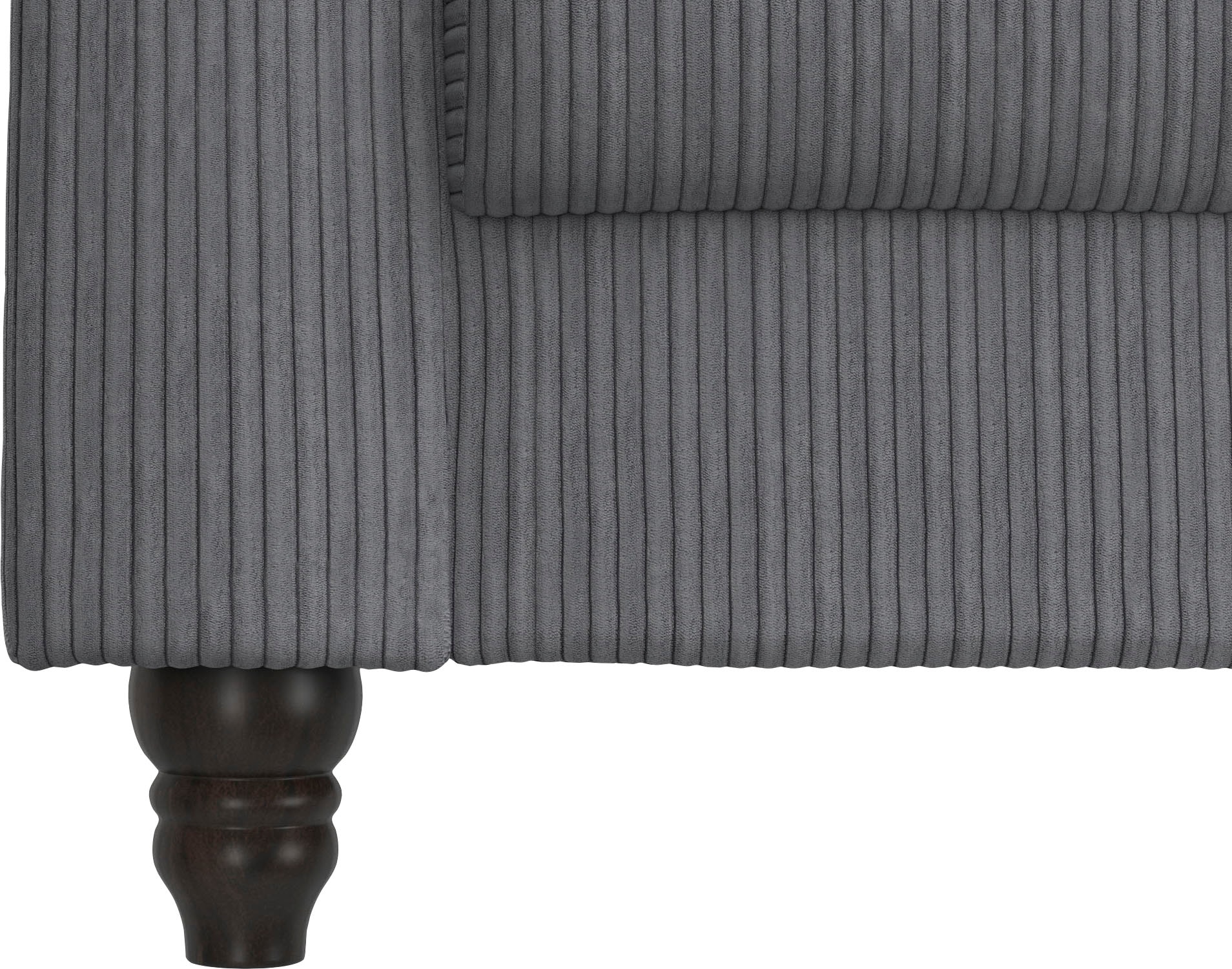 Dorel Home Ecksofa »Felix II, L-Form, Schlafsofa 241cm (Liegefl. 108/195 cm),«, verstellb. Rückenlehne, Recamiere wechselbar, Cord