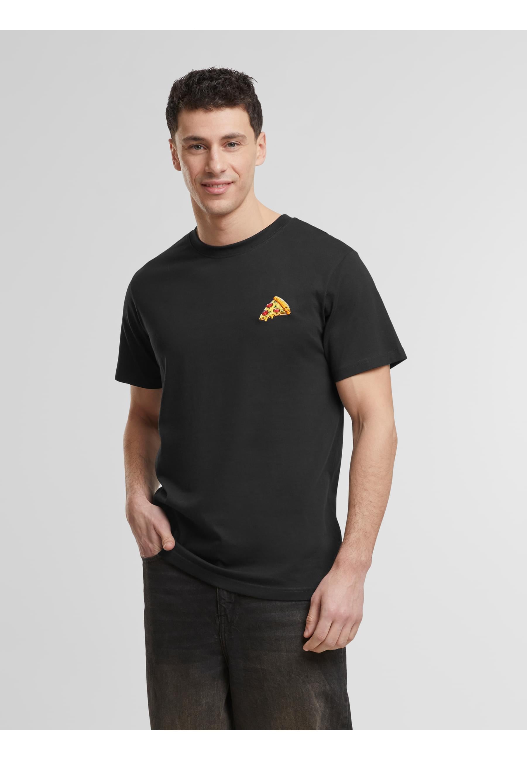 MisterTee T-Shirt »MisterTee Pizza EMB Tee« 1 Stk.